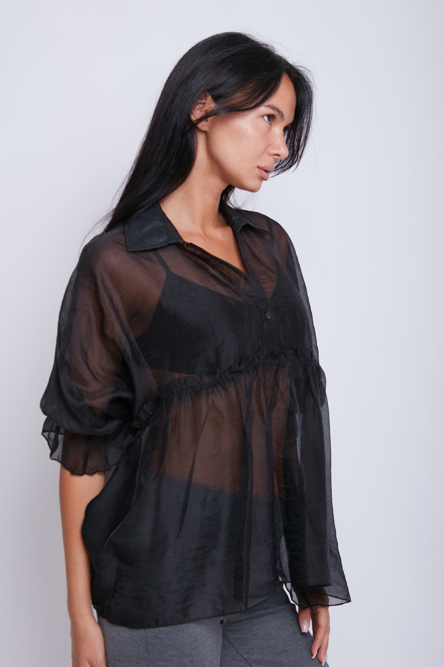BLUSA COLLO CAMICIA