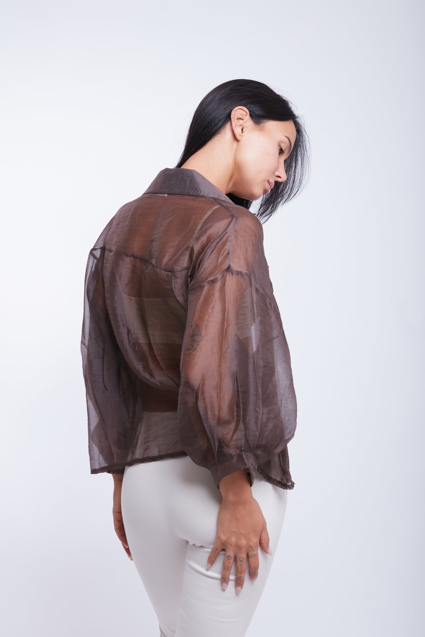 CAMICIA DOPPIA TASCA TENCEL