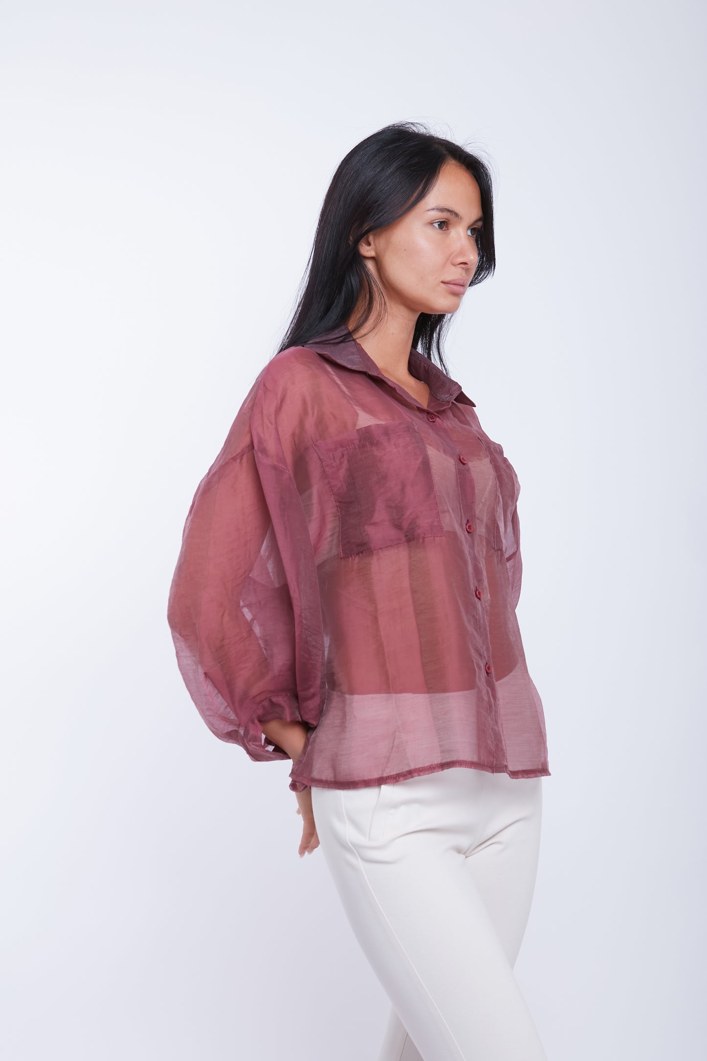 CAMICIA DOPPIA TASCA TENCEL