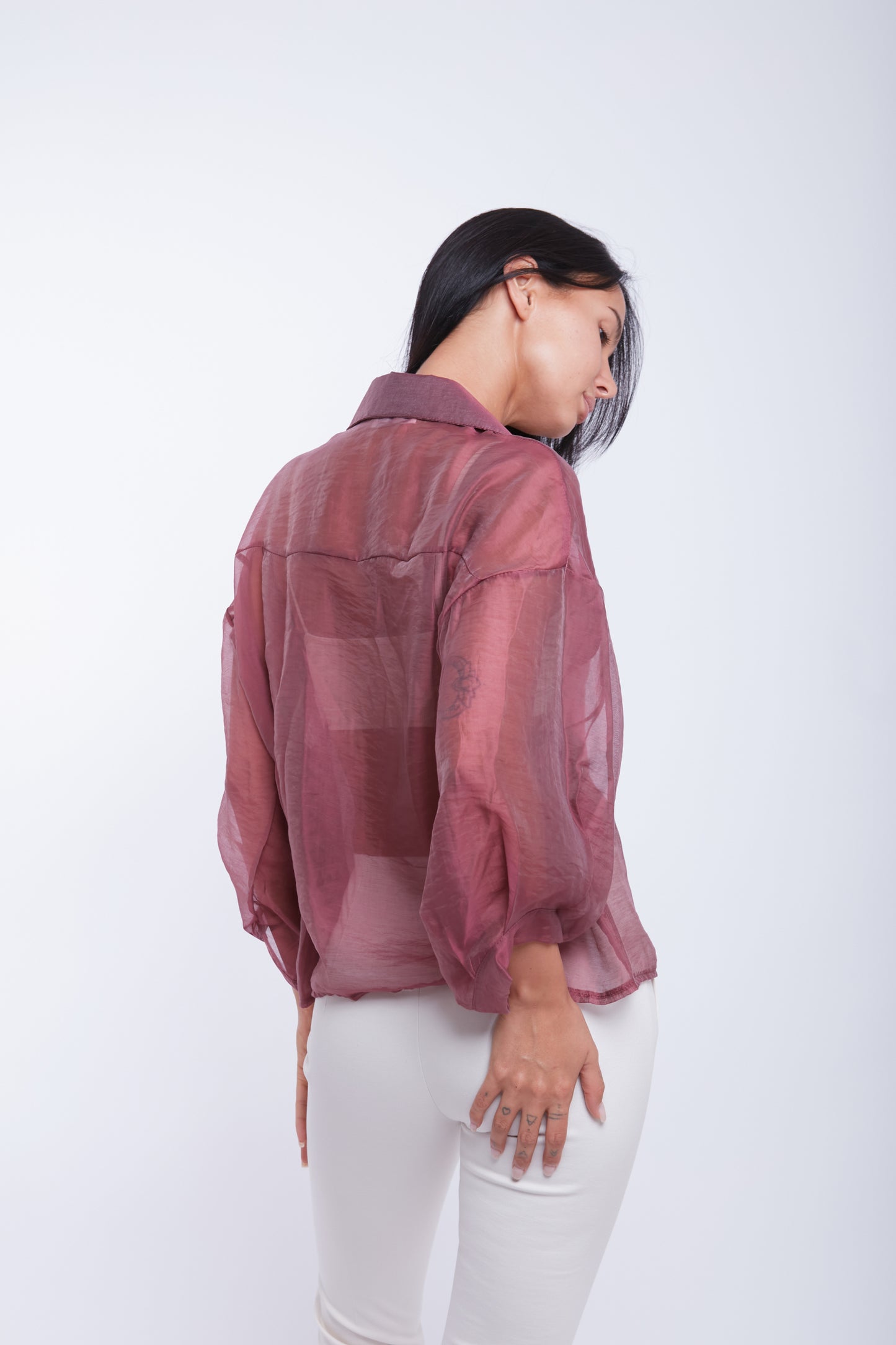 CAMICIA DOPPIA TASCA TENCEL