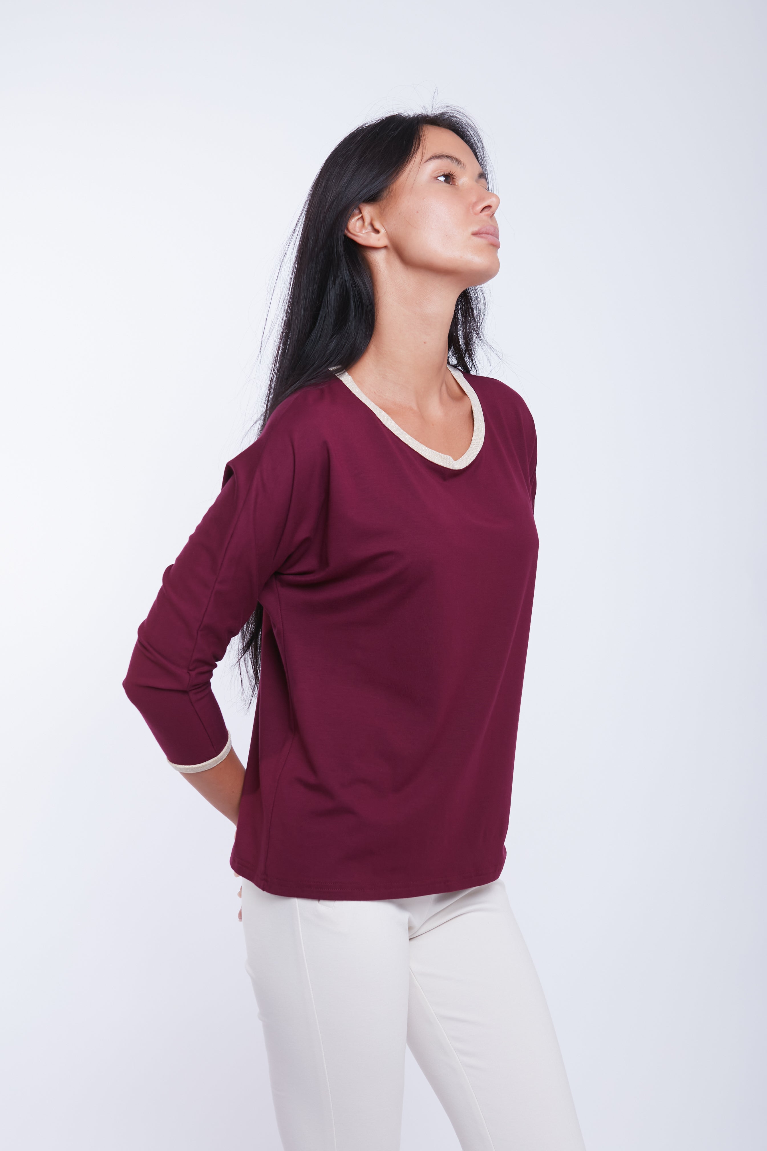MAGLIA COLLO LUREX