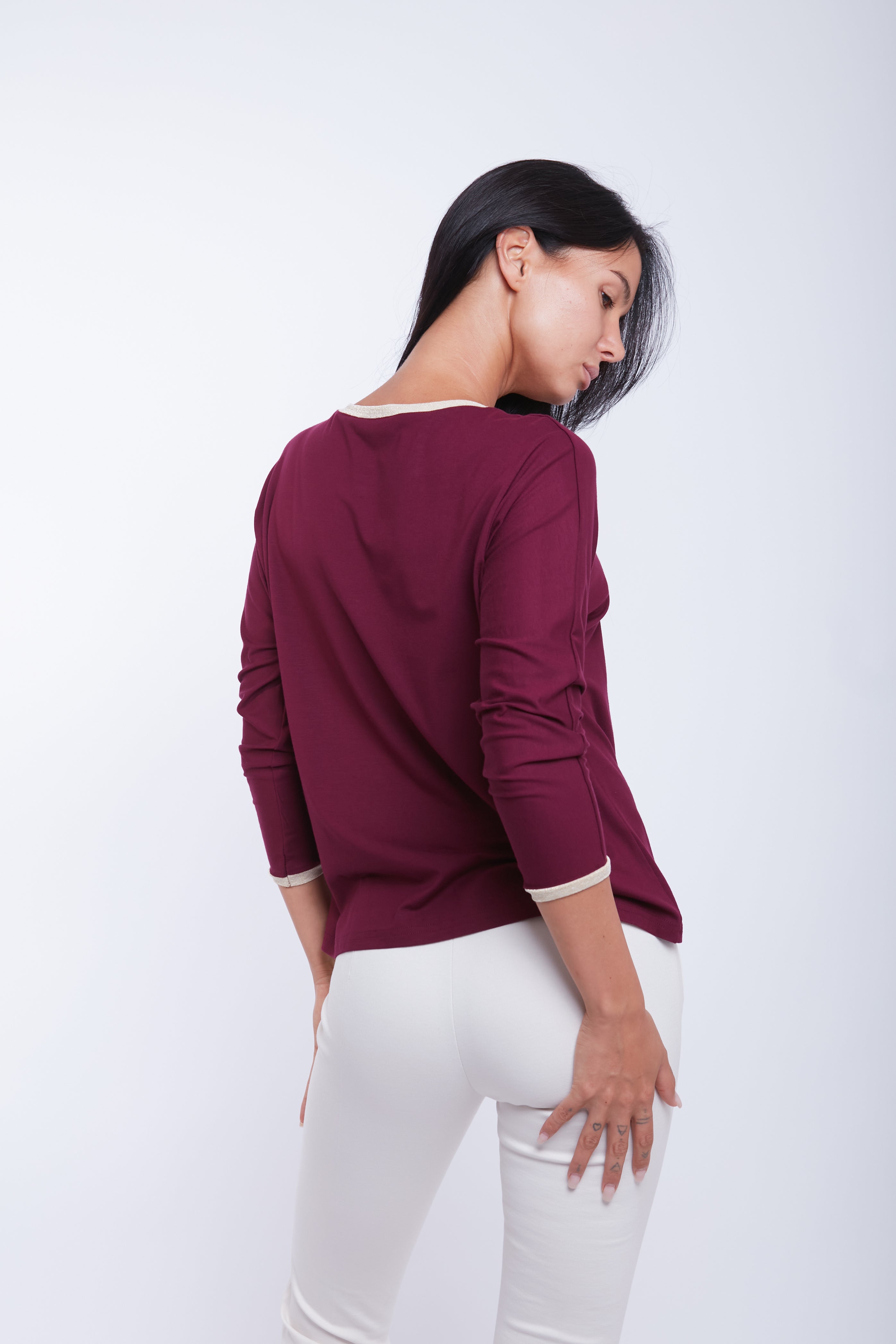 MAGLIA COLLO LUREX