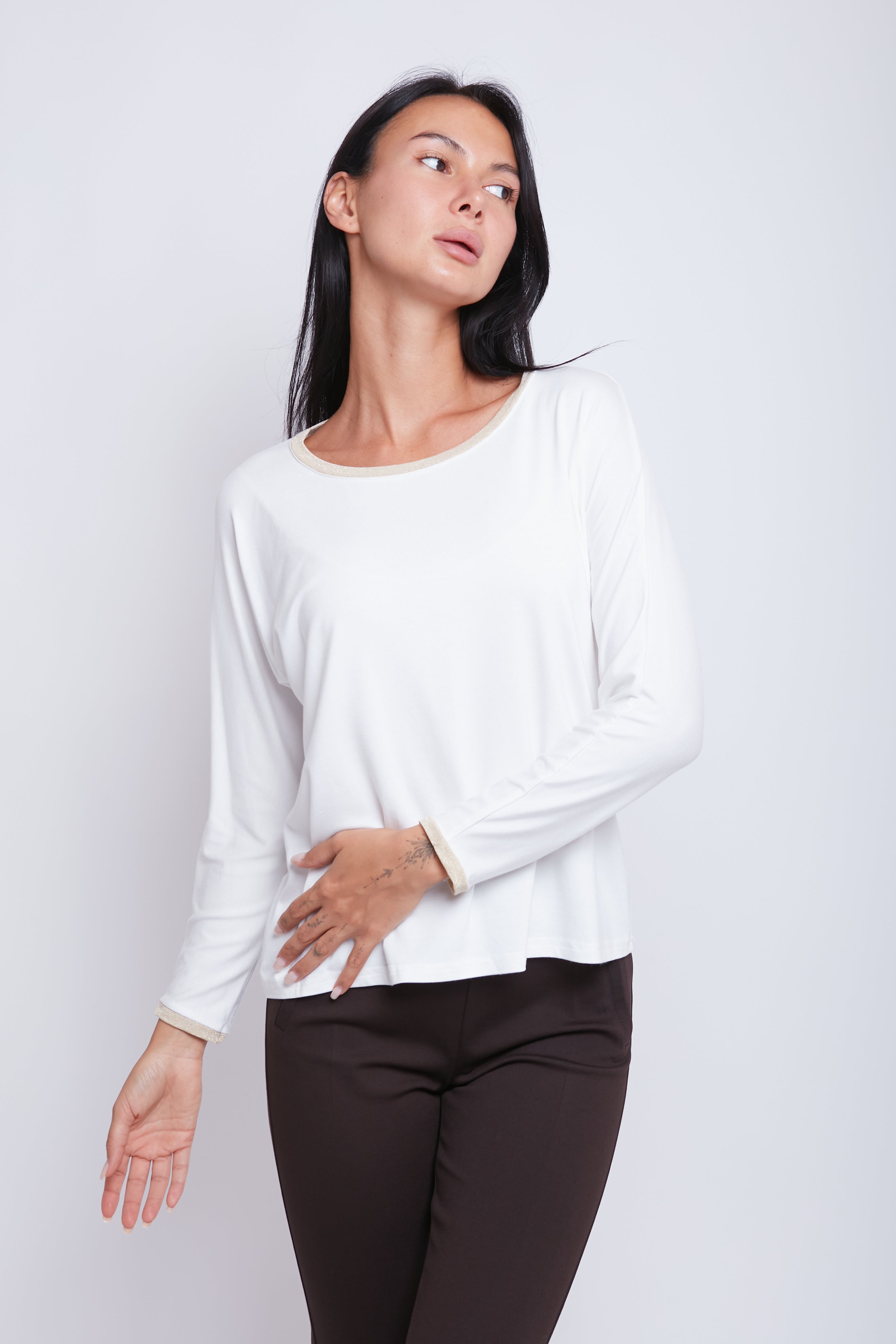 MAGLIA COLLO LUREX