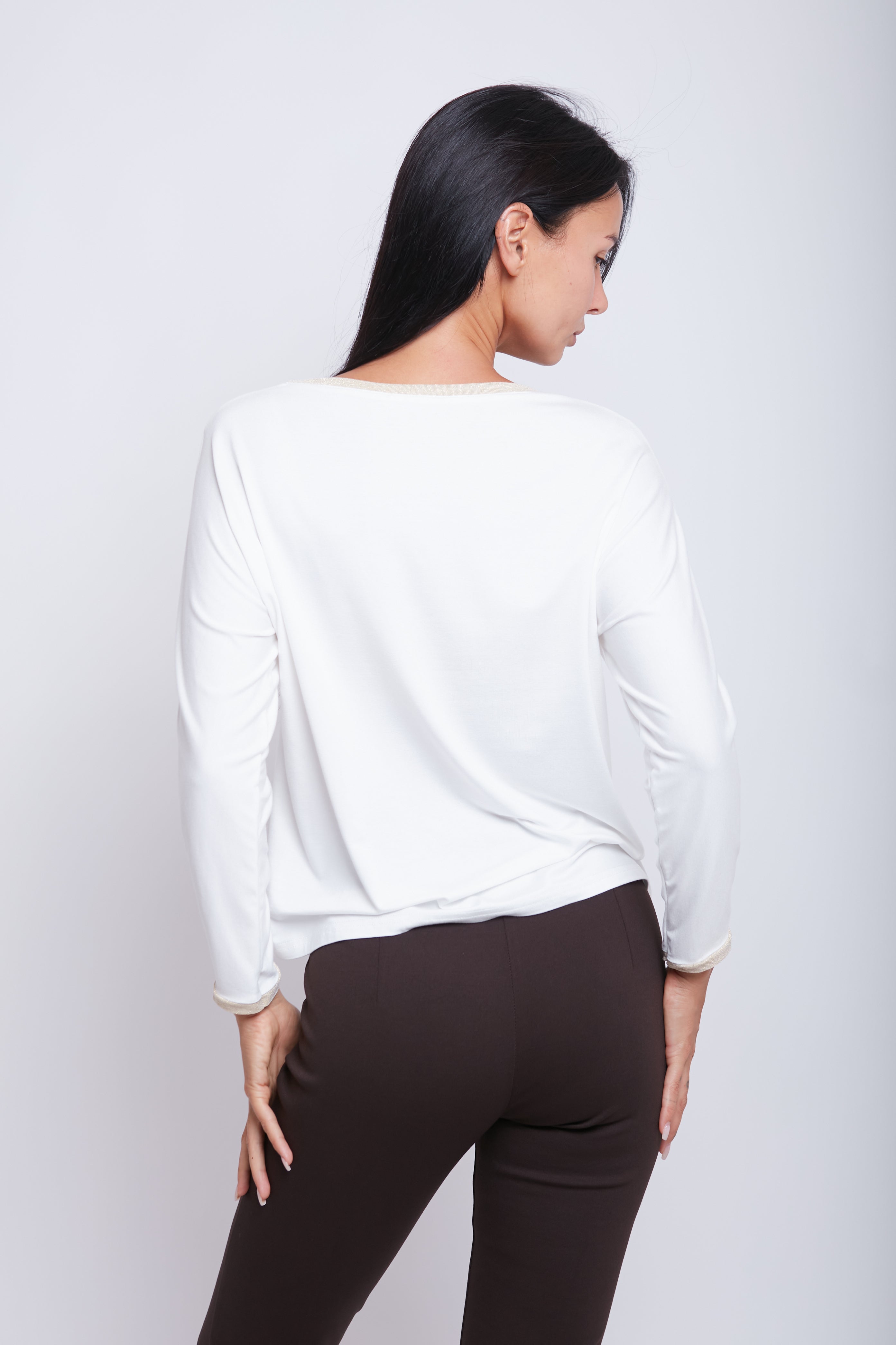 MAGLIA COLLO LUREX