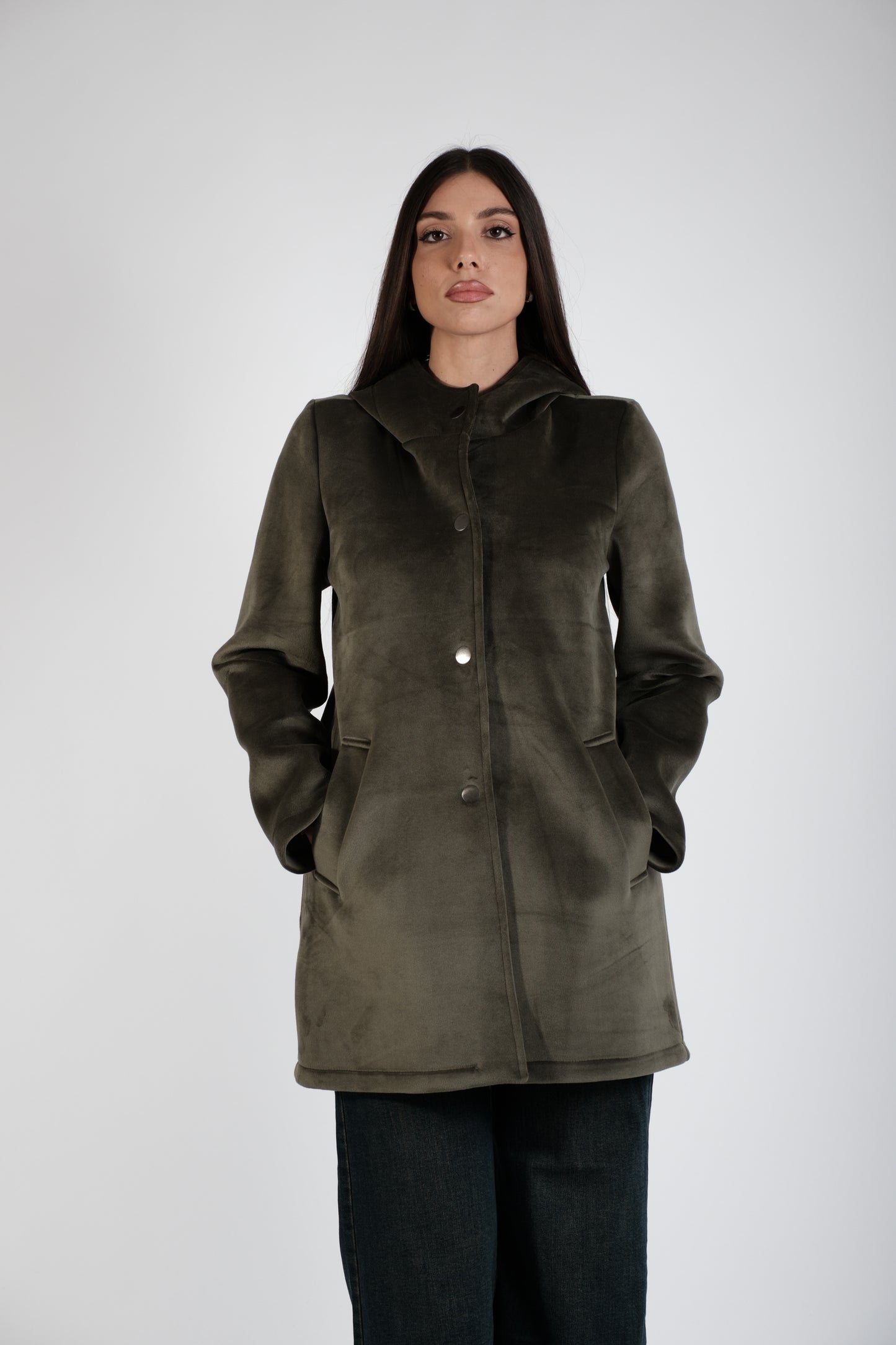 GIACCA LUNGA VELLUTO