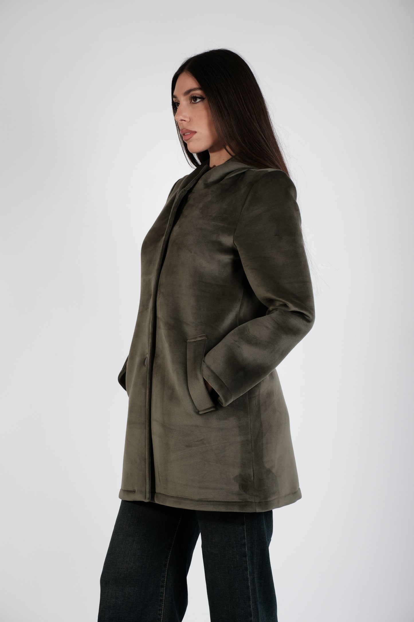 GIACCA LUNGA VELLUTO