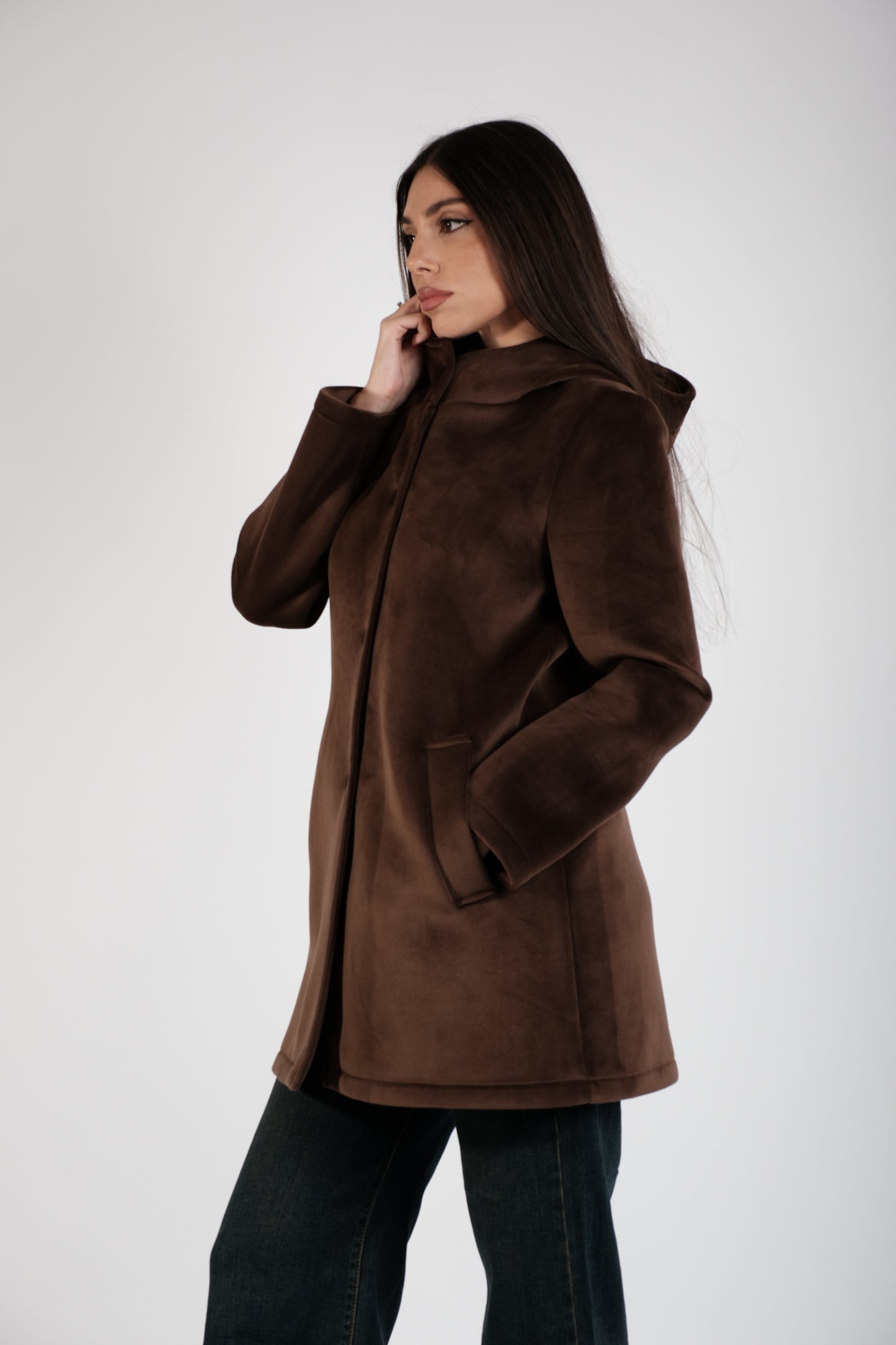 GIACCA LUNGA VELLUTO