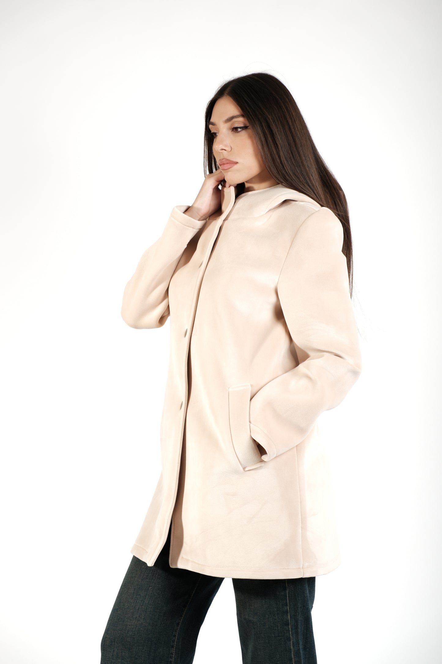 GIACCA LUNGA VELLUTO