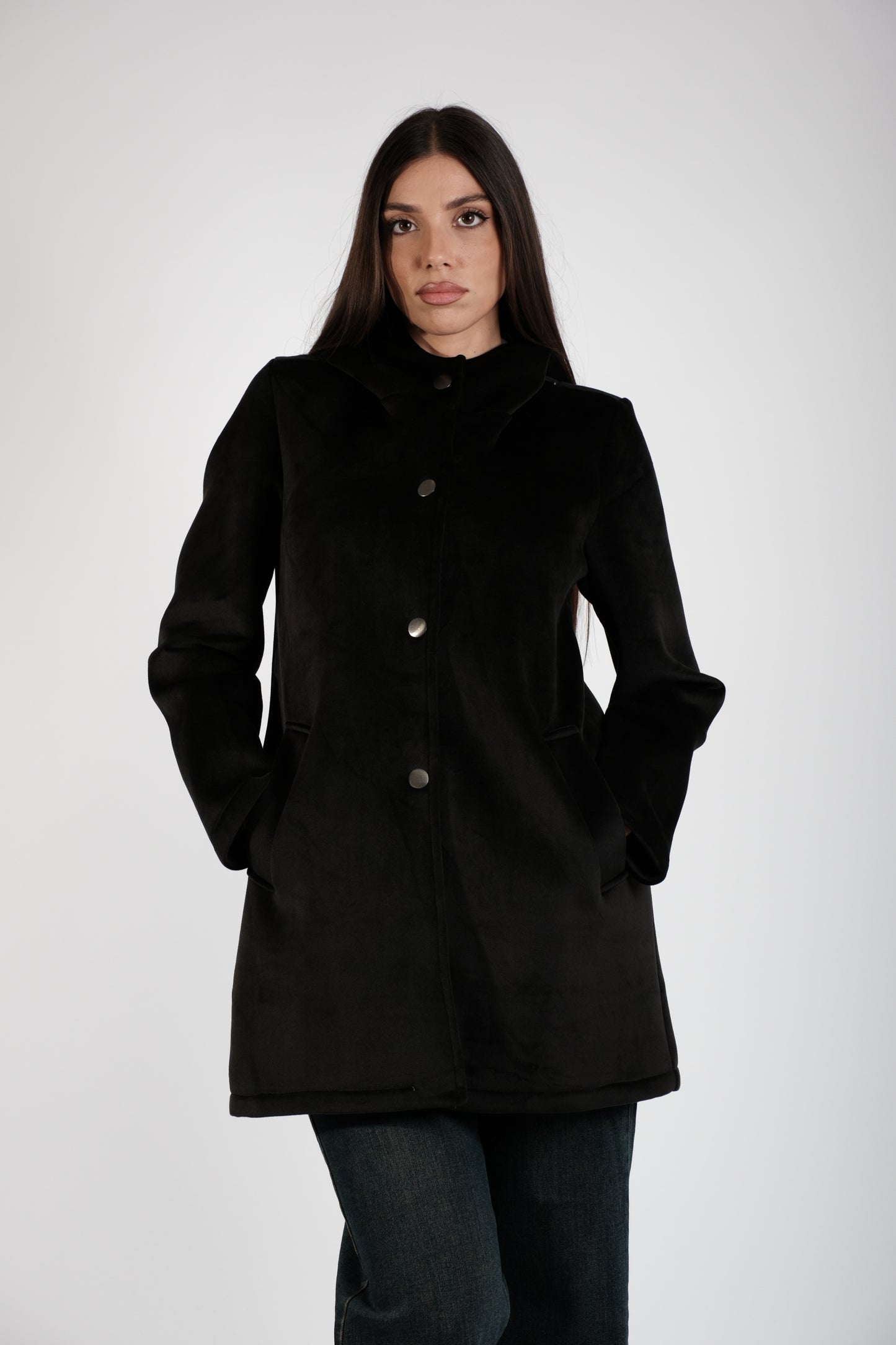 GIACCA LUNGA VELLUTO