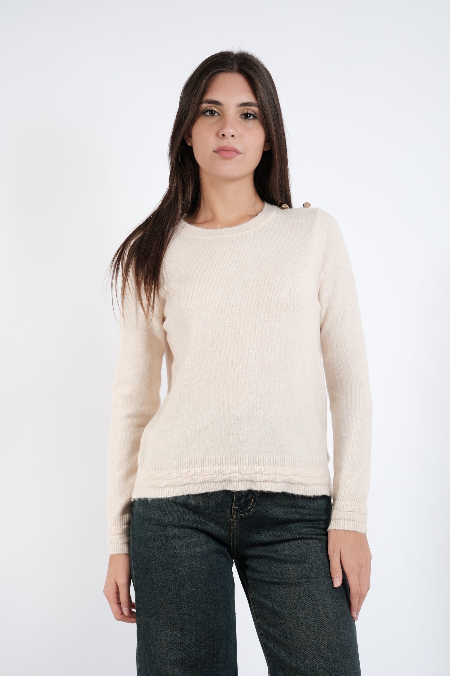 MAGLIA BOTTONI SPALLA