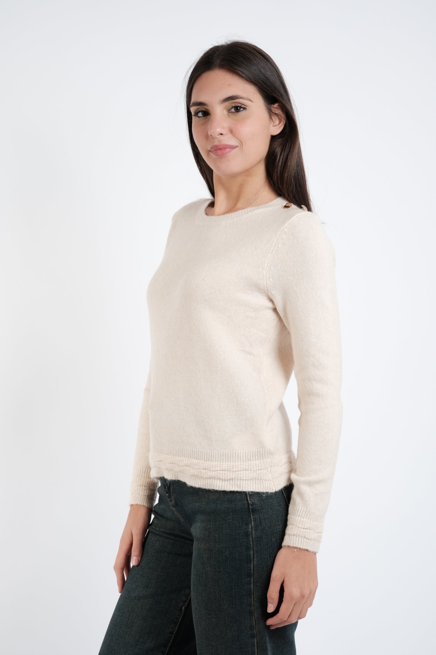 MAGLIA BOTTONI SPALLA