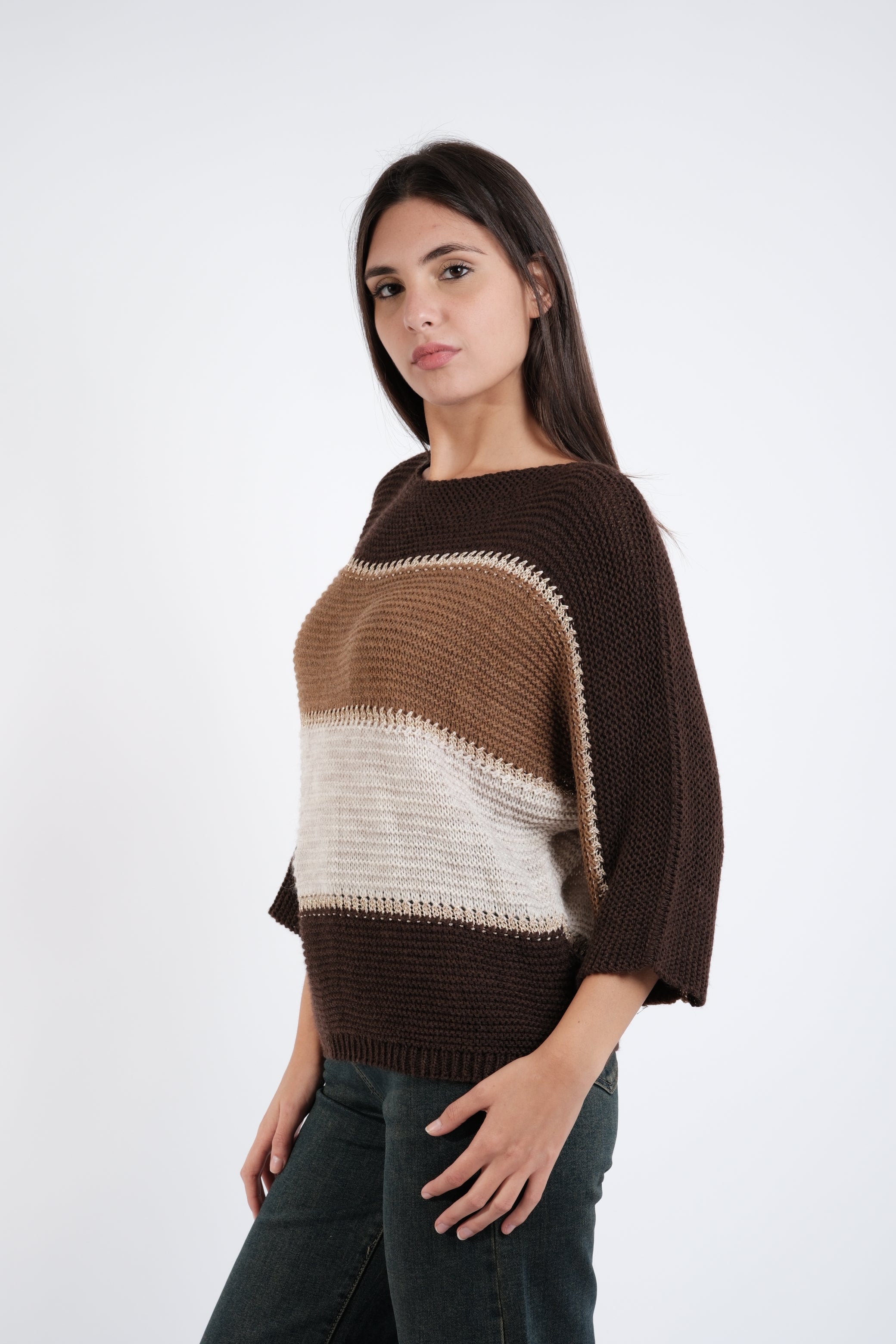 MAGLIA FASCE LUREX