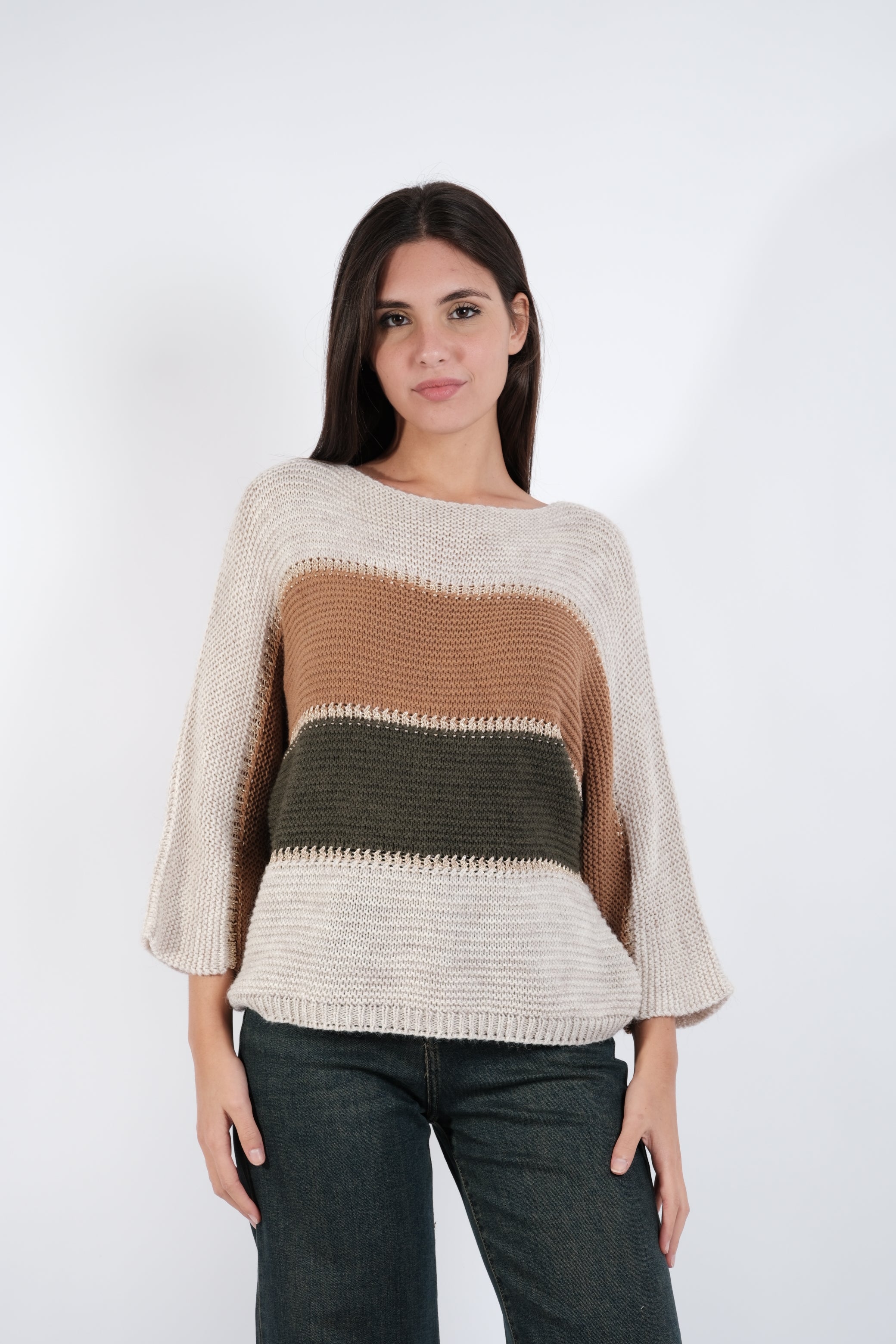 MAGLIA FASCE LUREX