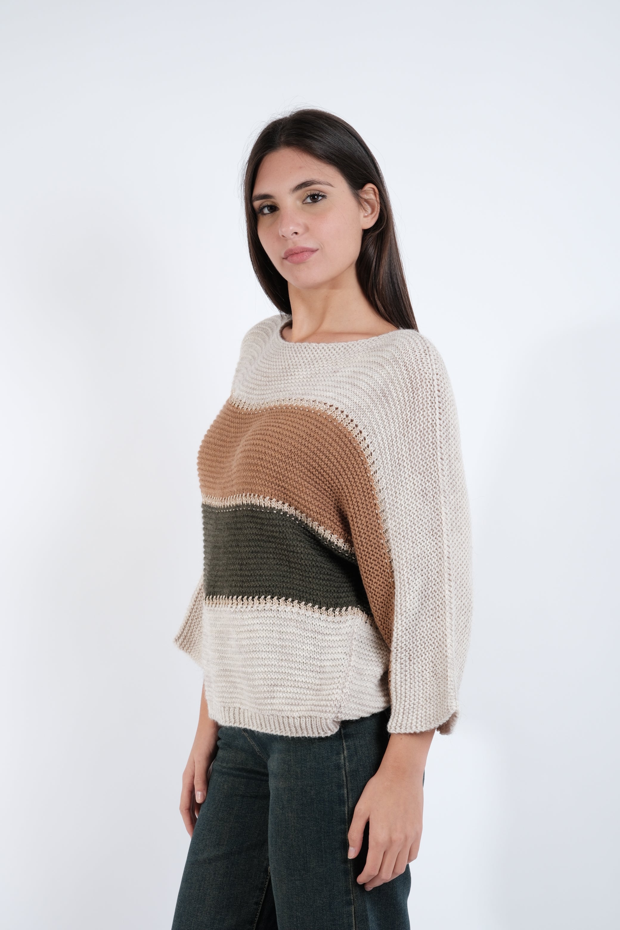 MAGLIA FASCE LUREX