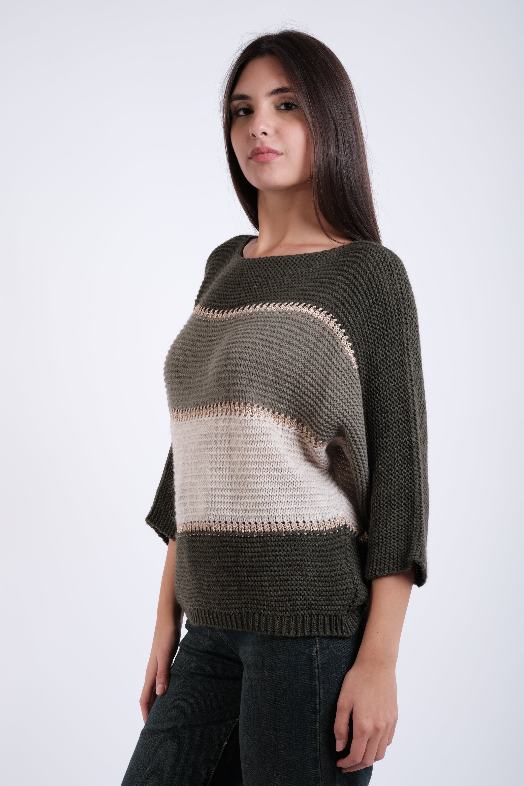 MAGLIA FASCE LUREX