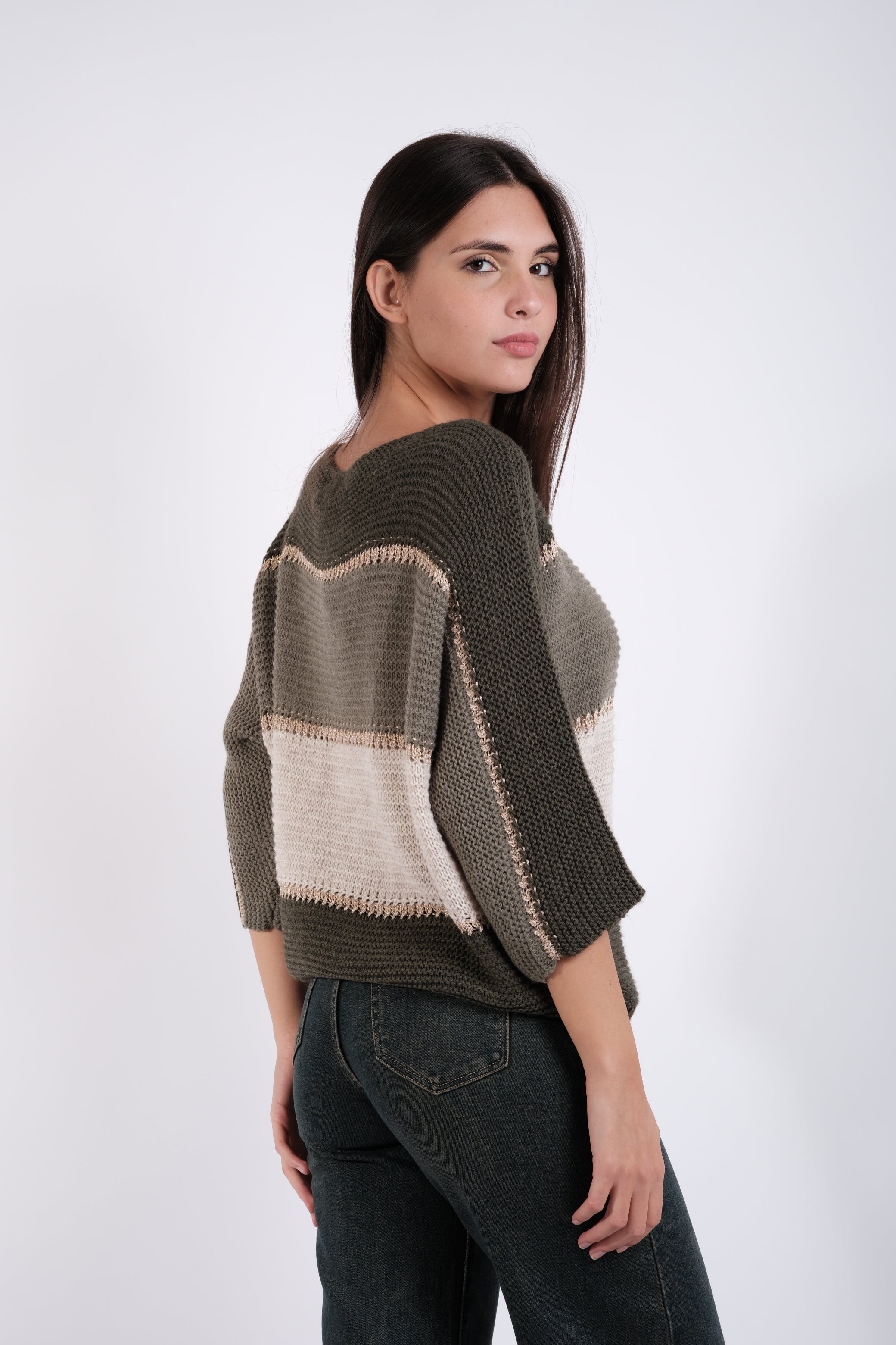 MAGLIA FASCE LUREX
