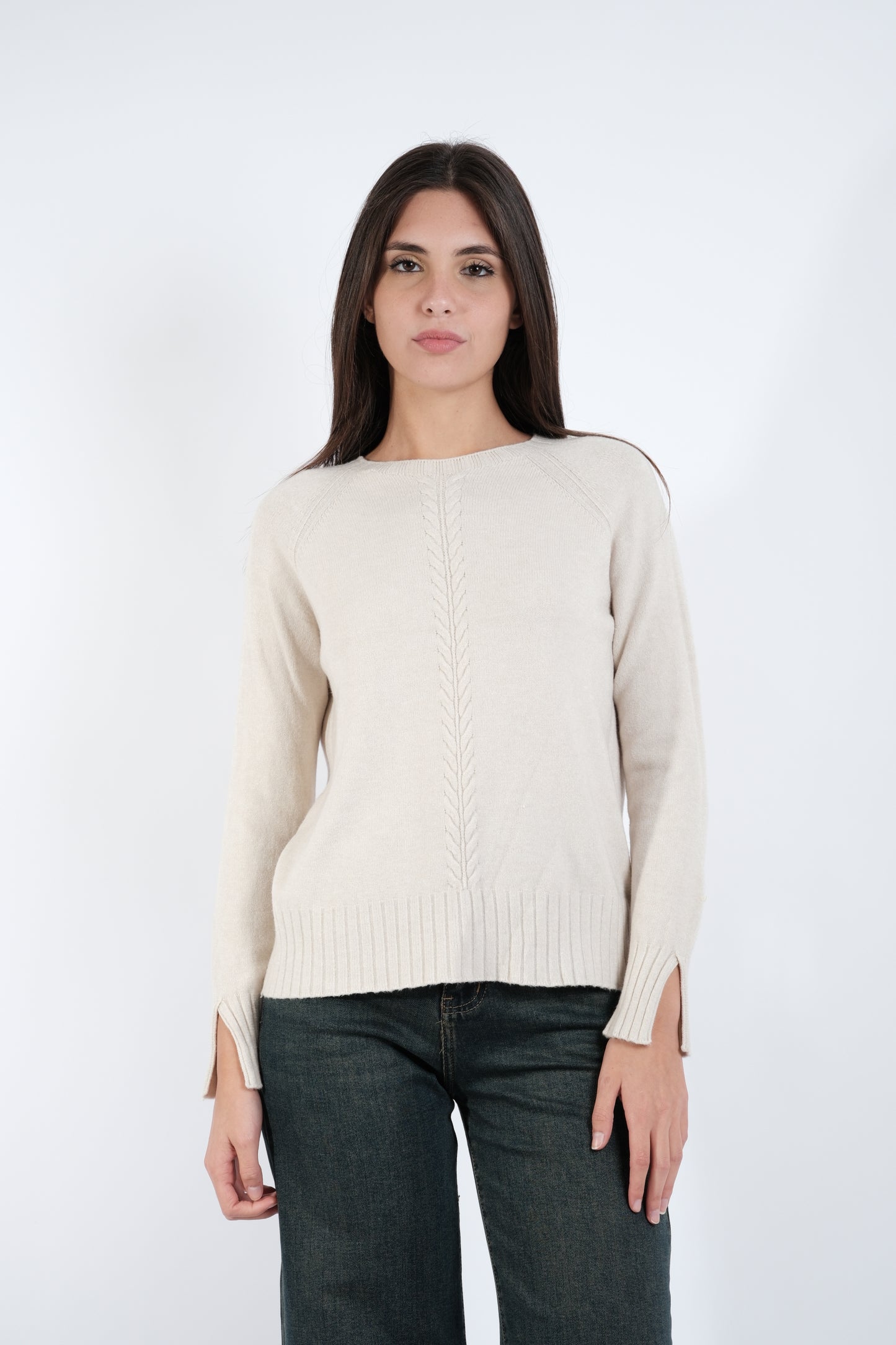 MAGLIA TRECCIA CENTRALE