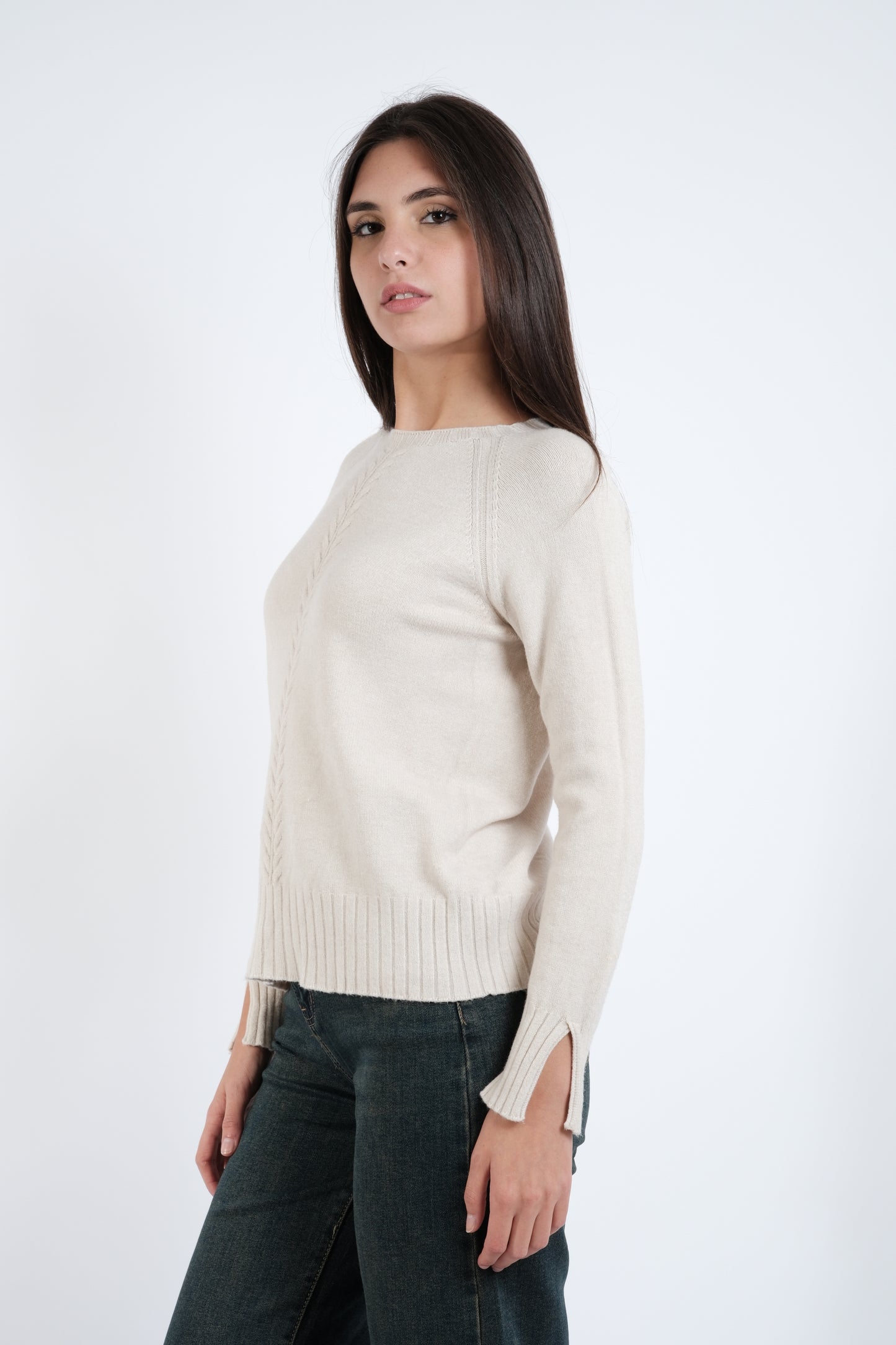 MAGLIA TRECCIA CENTRALE