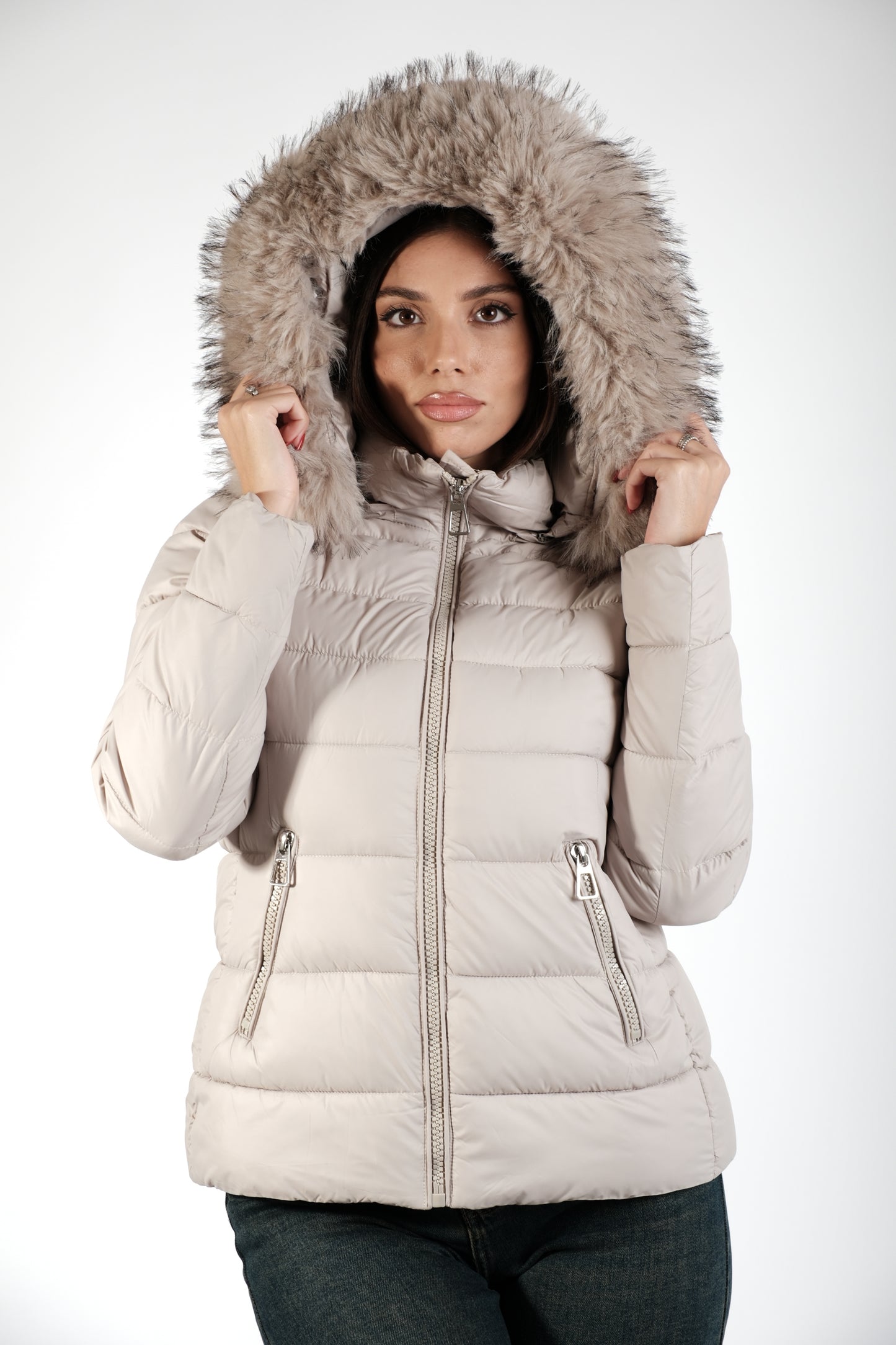 PIUMINO CORTO PELLICCIA