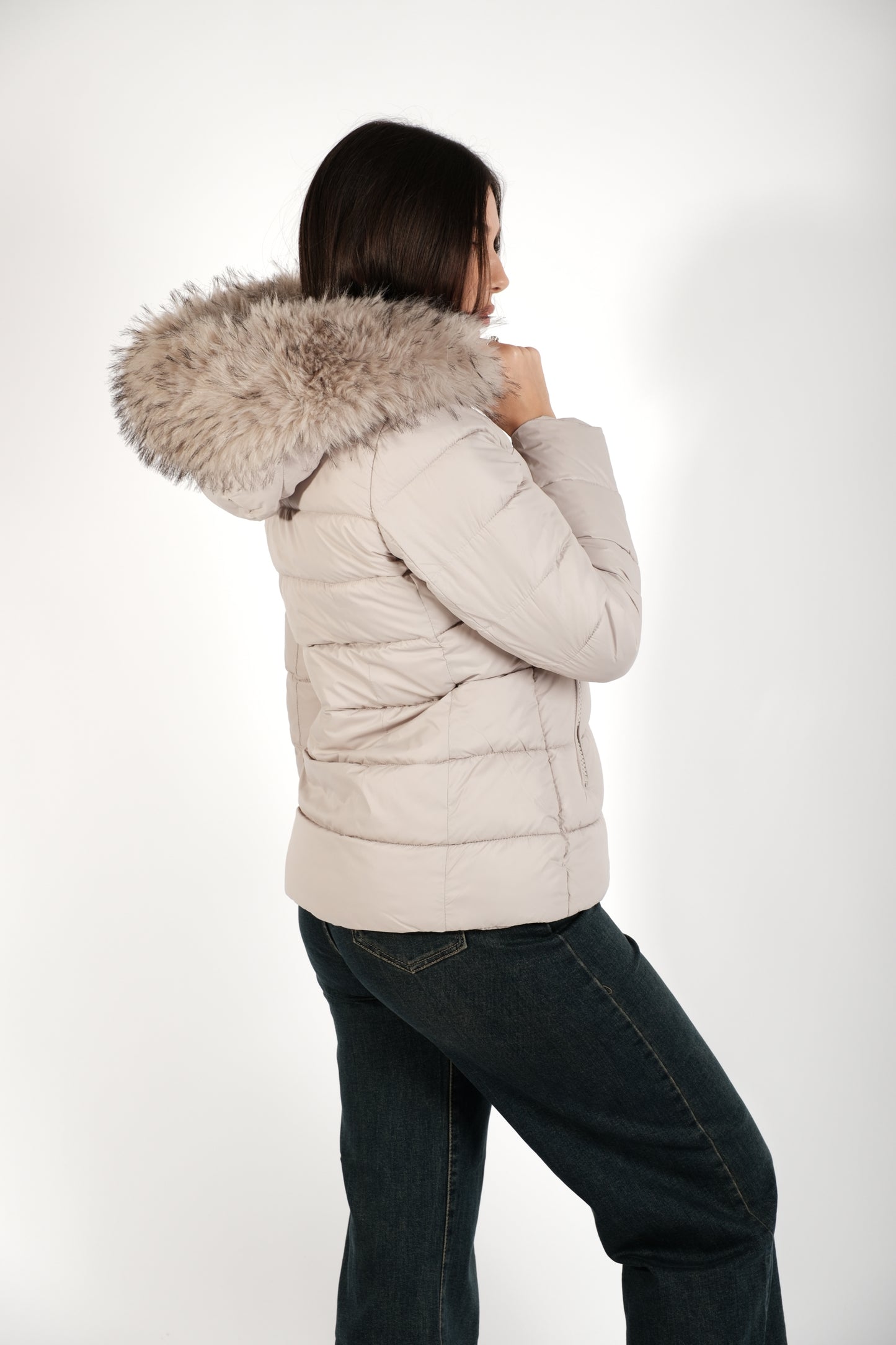 PIUMINO CORTO PELLICCIA