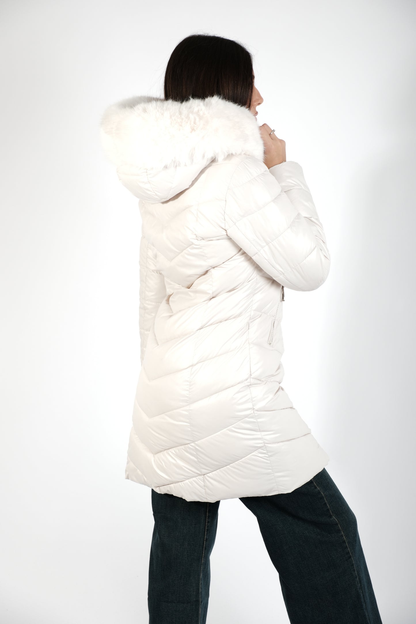 PIUMINO LUNGO PELLICCIA