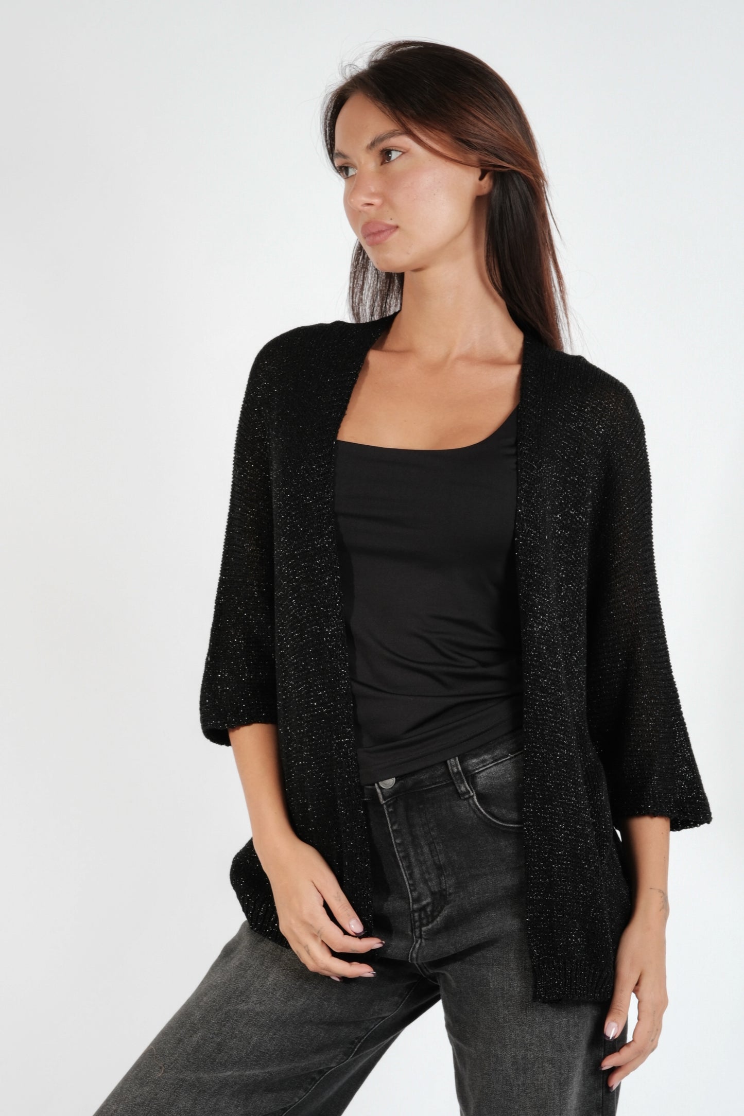 CARDIGAN LUREX