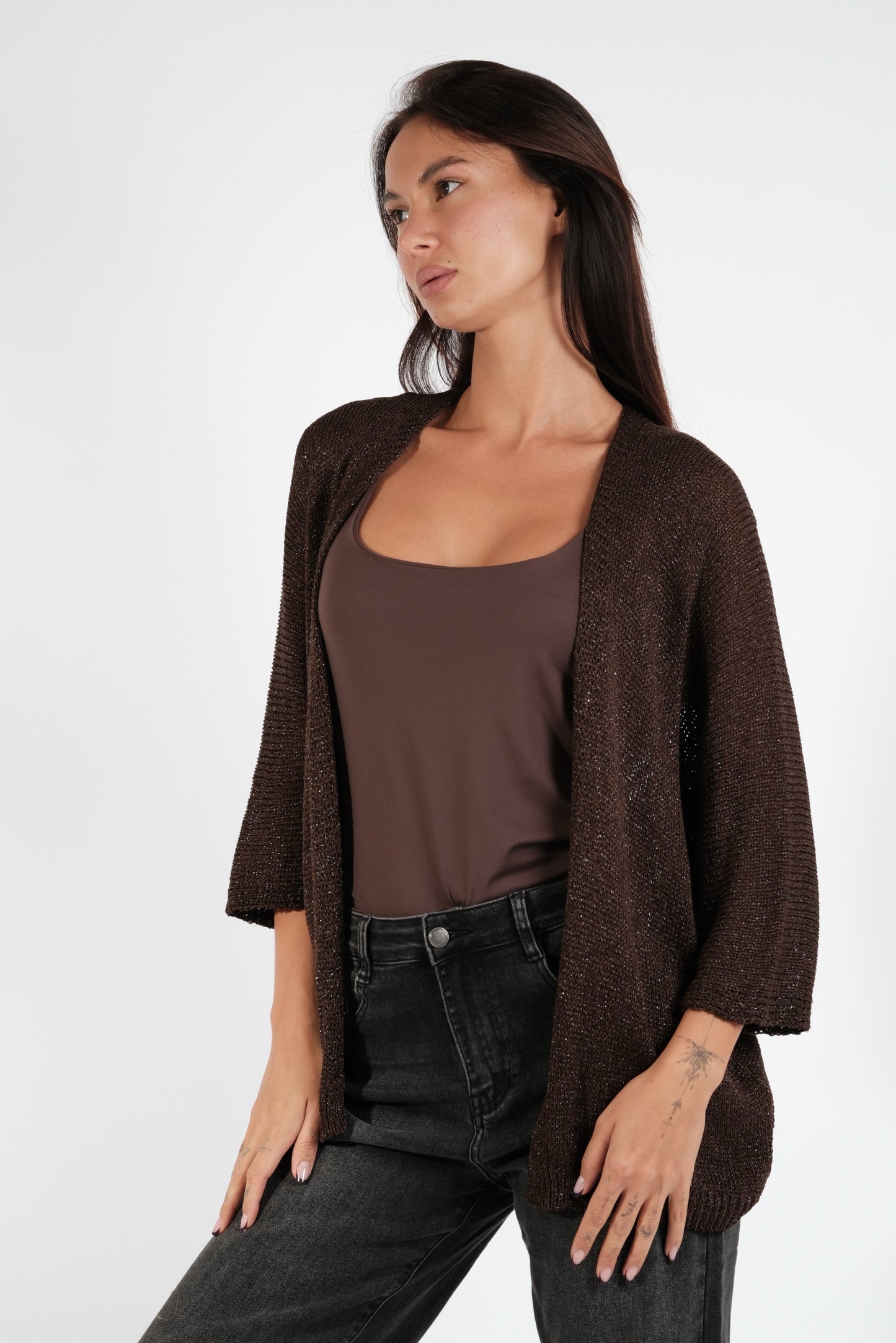 CARDIGAN LUREX