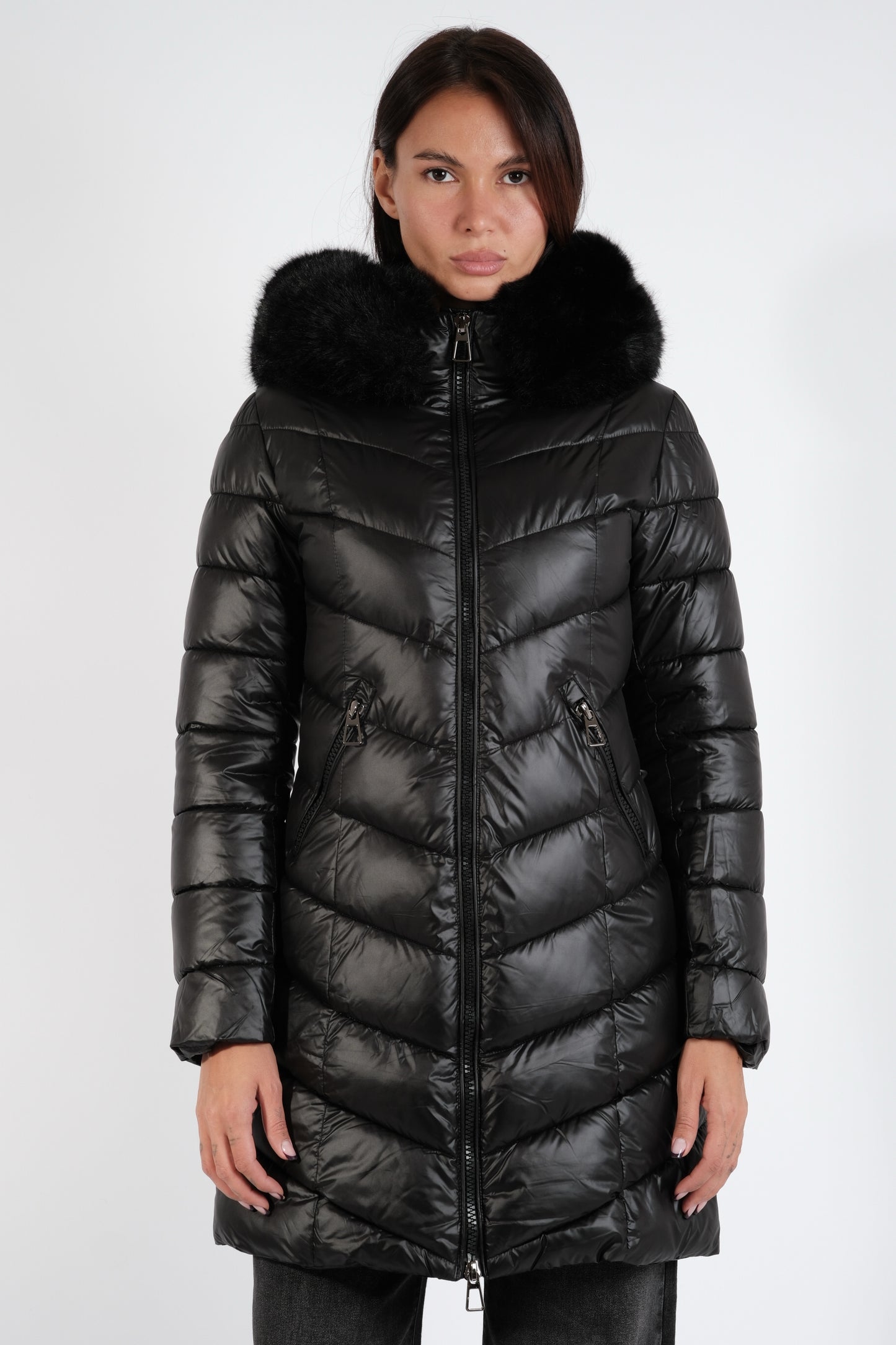 PIUMINO LUNGO PELLICCIA