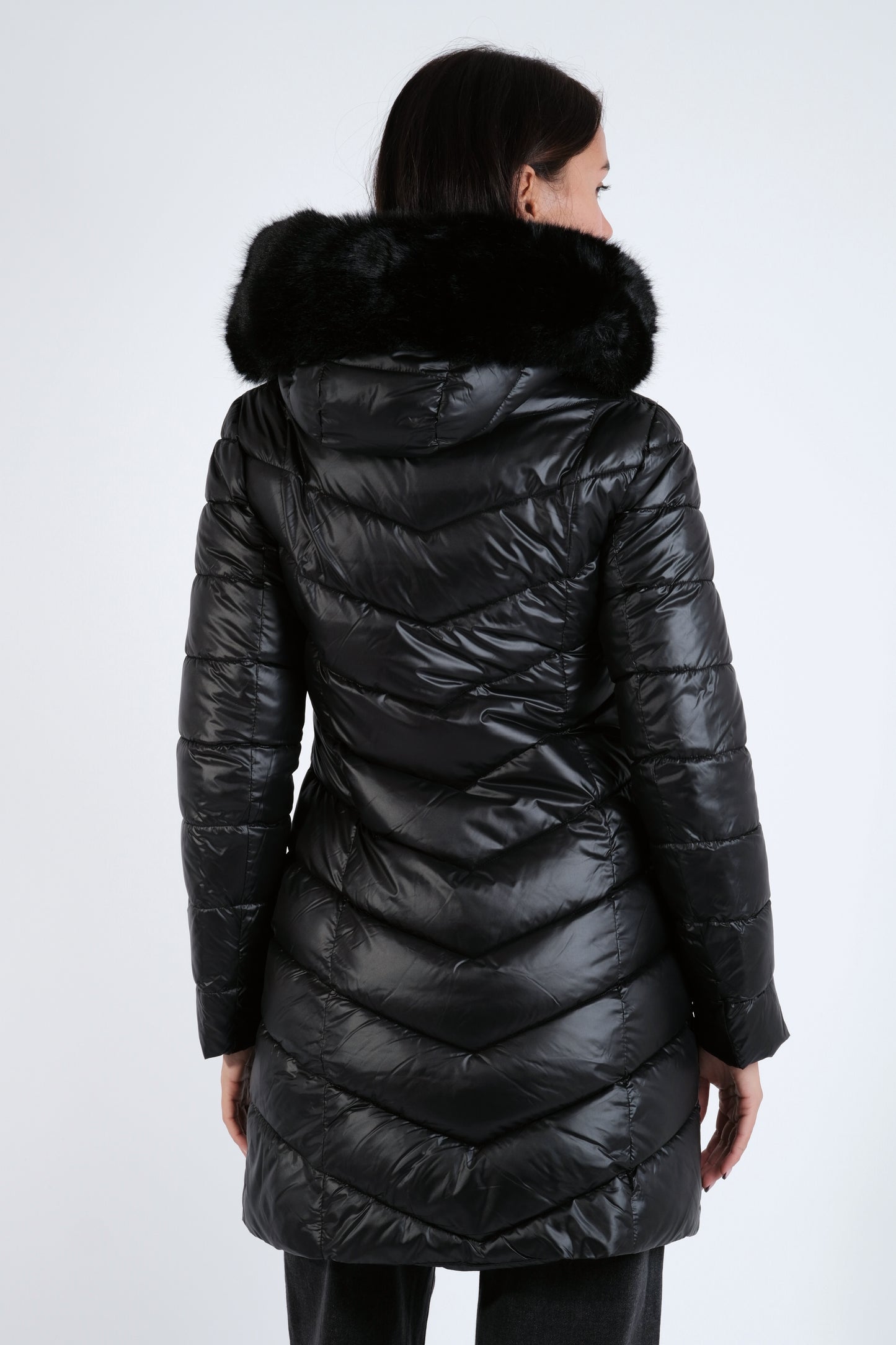 PIUMINO LUNGO PELLICCIA