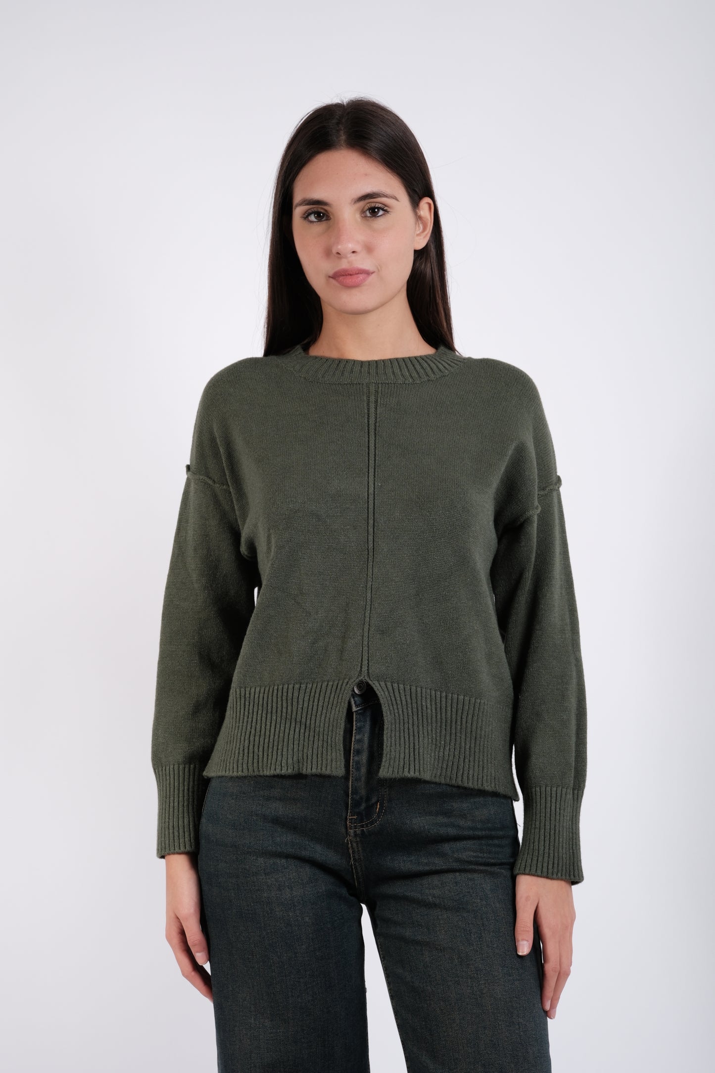 MAGLIA CON SPACCO CENTRALE