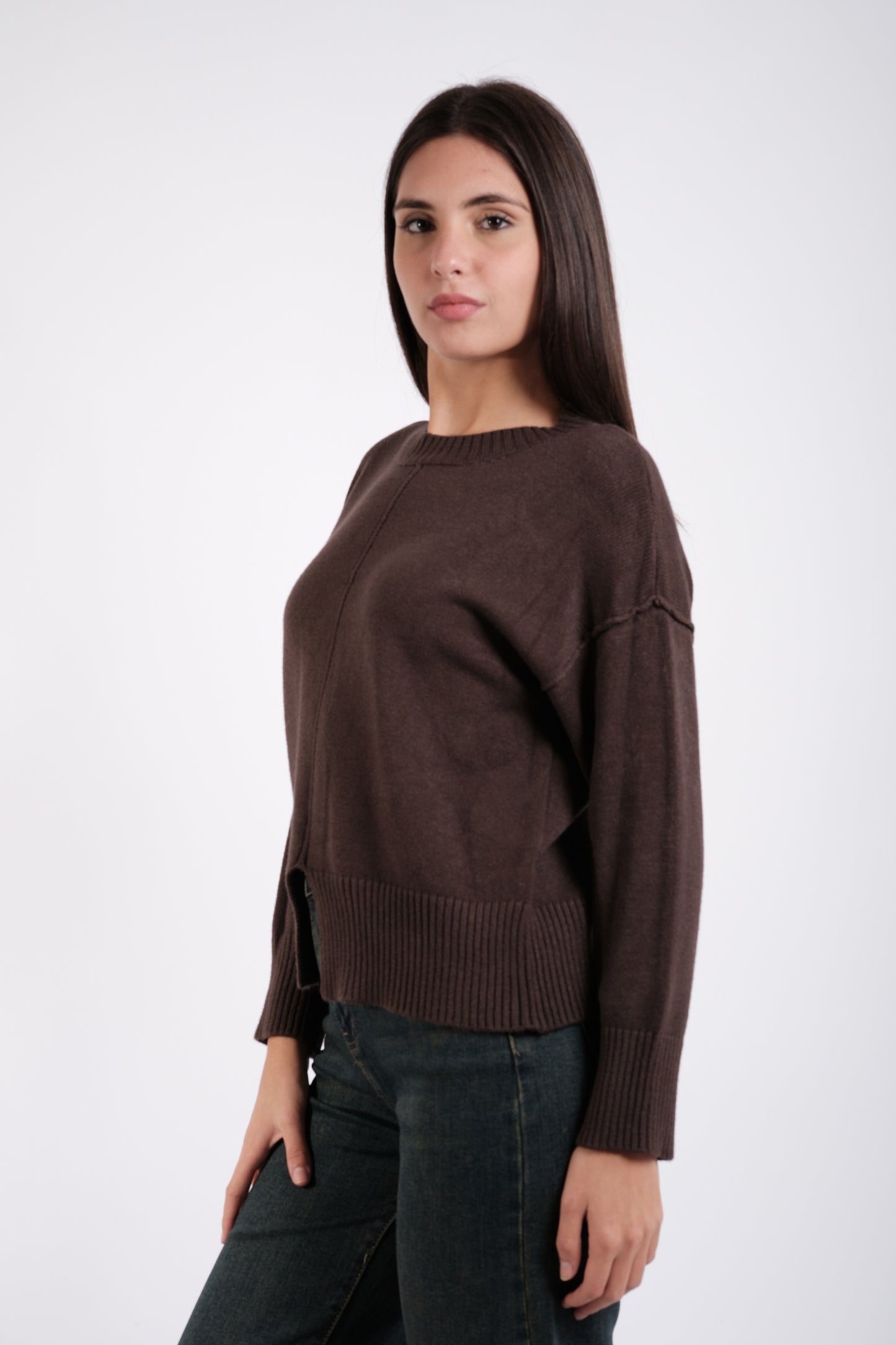 MAGLIA CON SPACCO CENTRALE