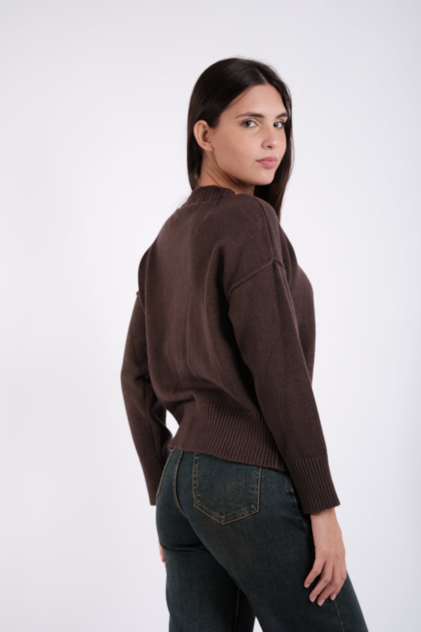 MAGLIA CON SPACCO CENTRALE