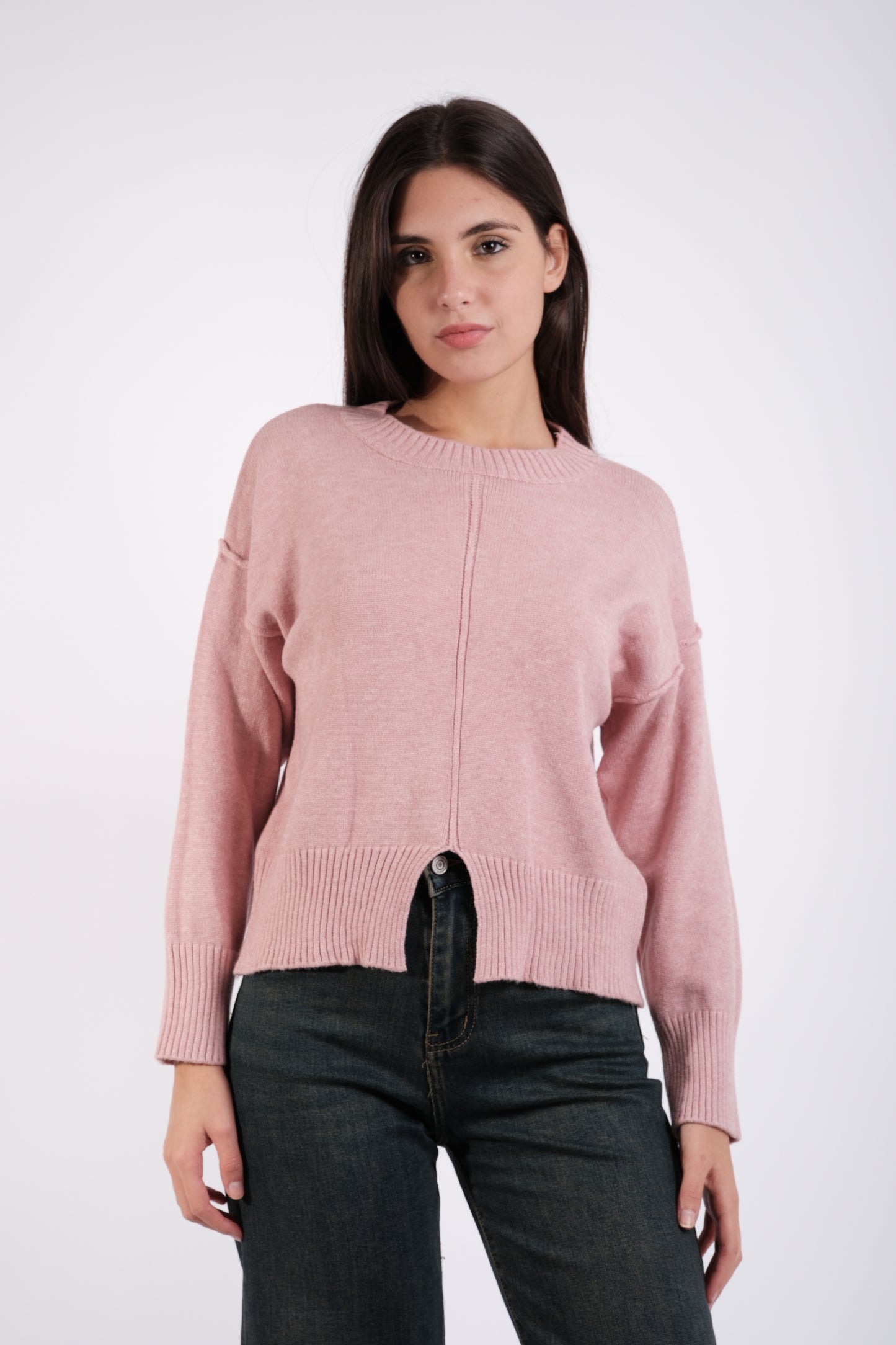 MAGLIA CON SPACCO CENTRALE