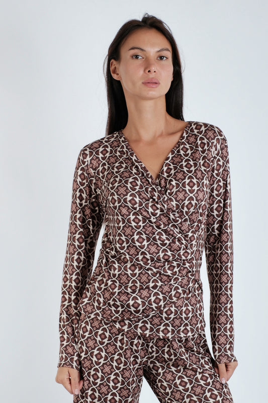 BLUSA INCROCIO FANTASIA