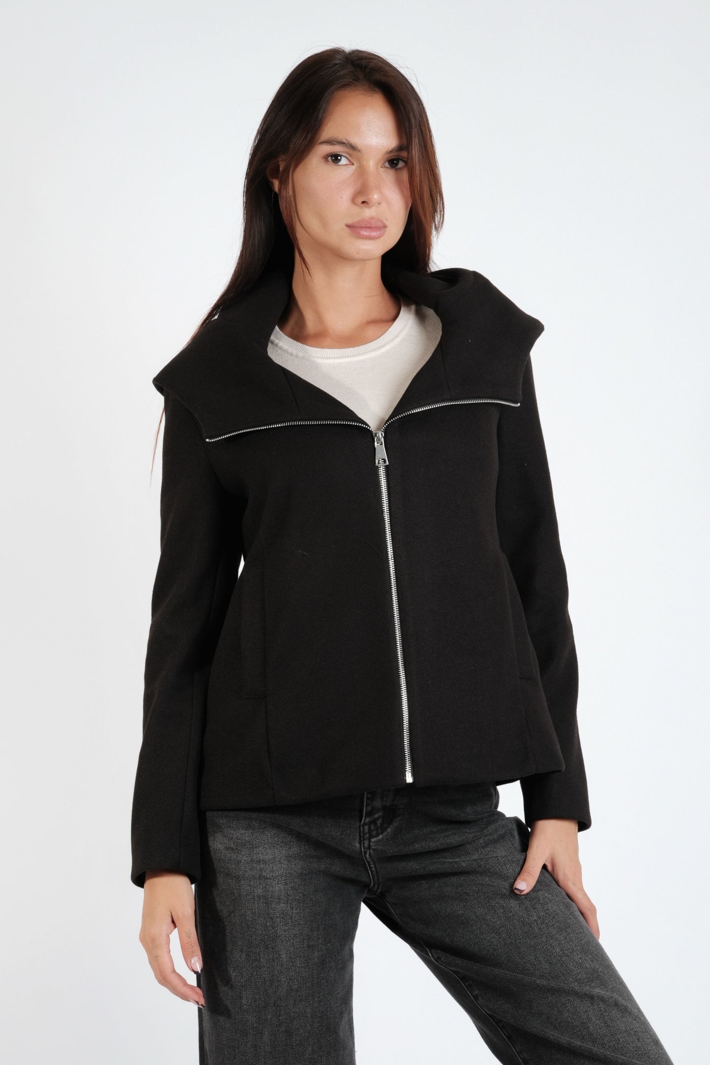 GIACCA CAPPUCCIO ZIP