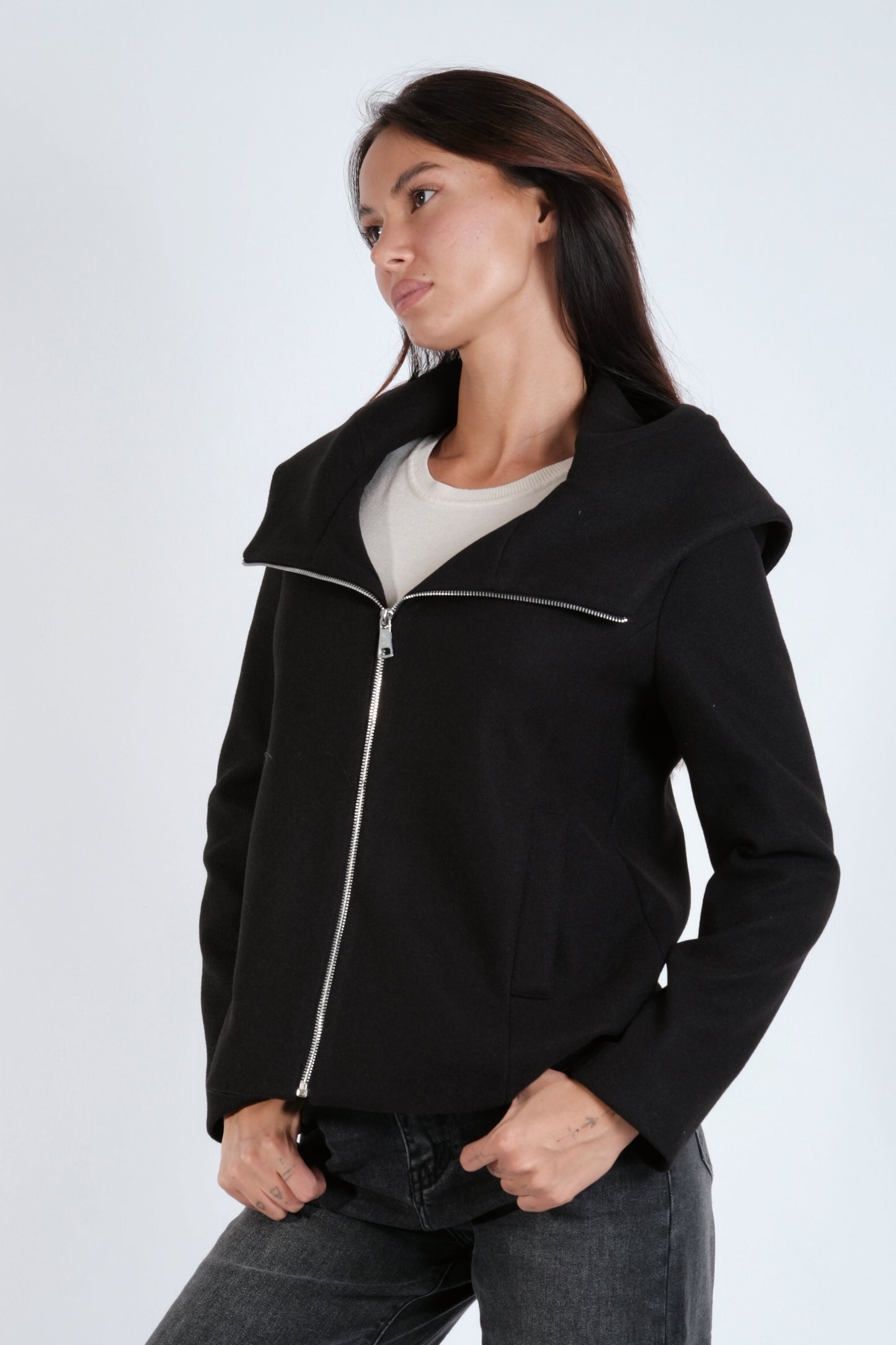 GIACCA CAPPUCCIO ZIP