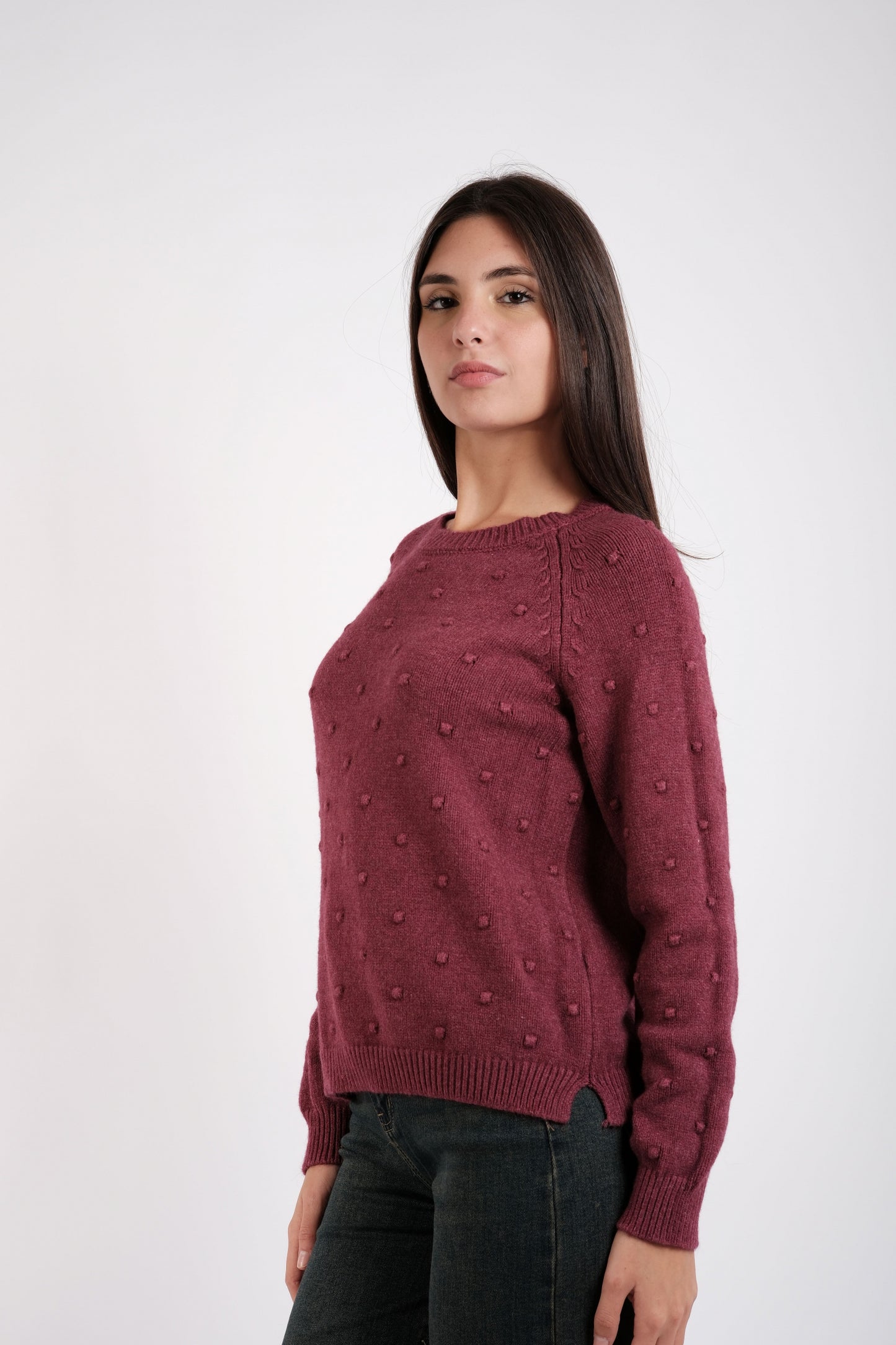 MAGLIA POIS RICAMATI