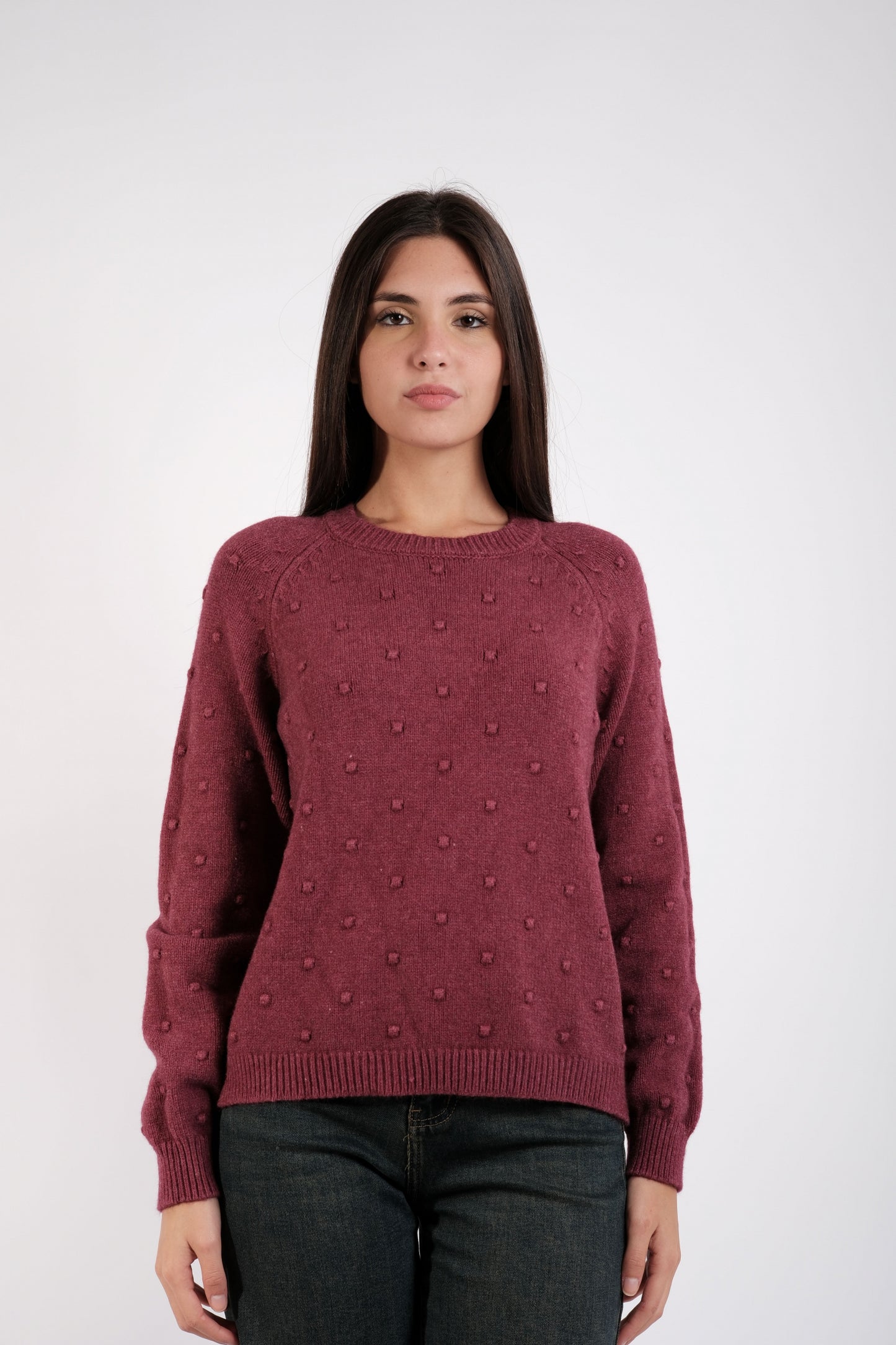 MAGLIA POIS RICAMATI