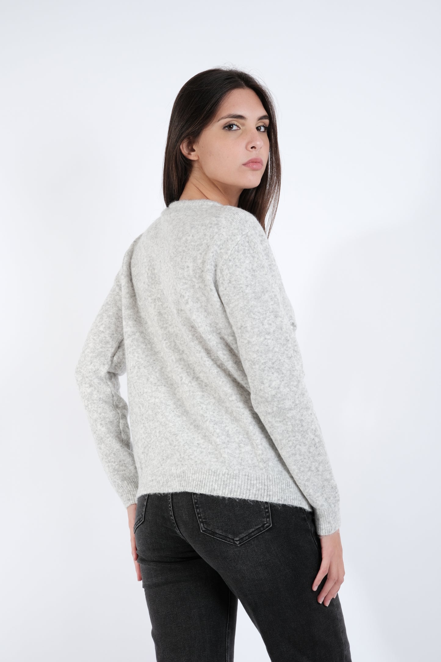 MAGLIA FIORI RICAMATI