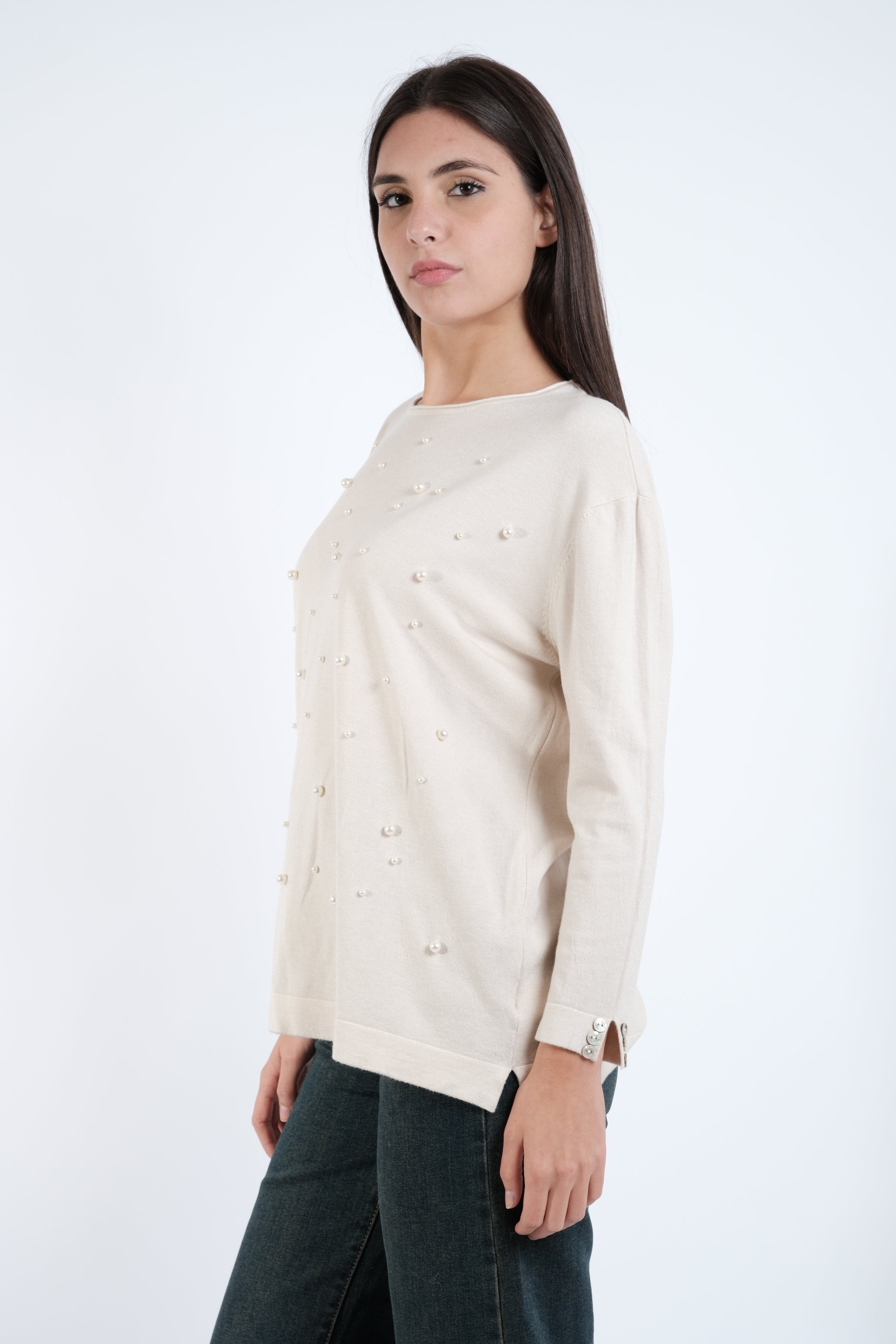 MAGLIA PERLINE