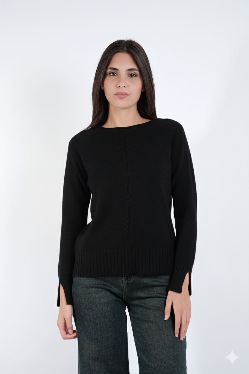 MAGLIA TRECCIA CENTRALE