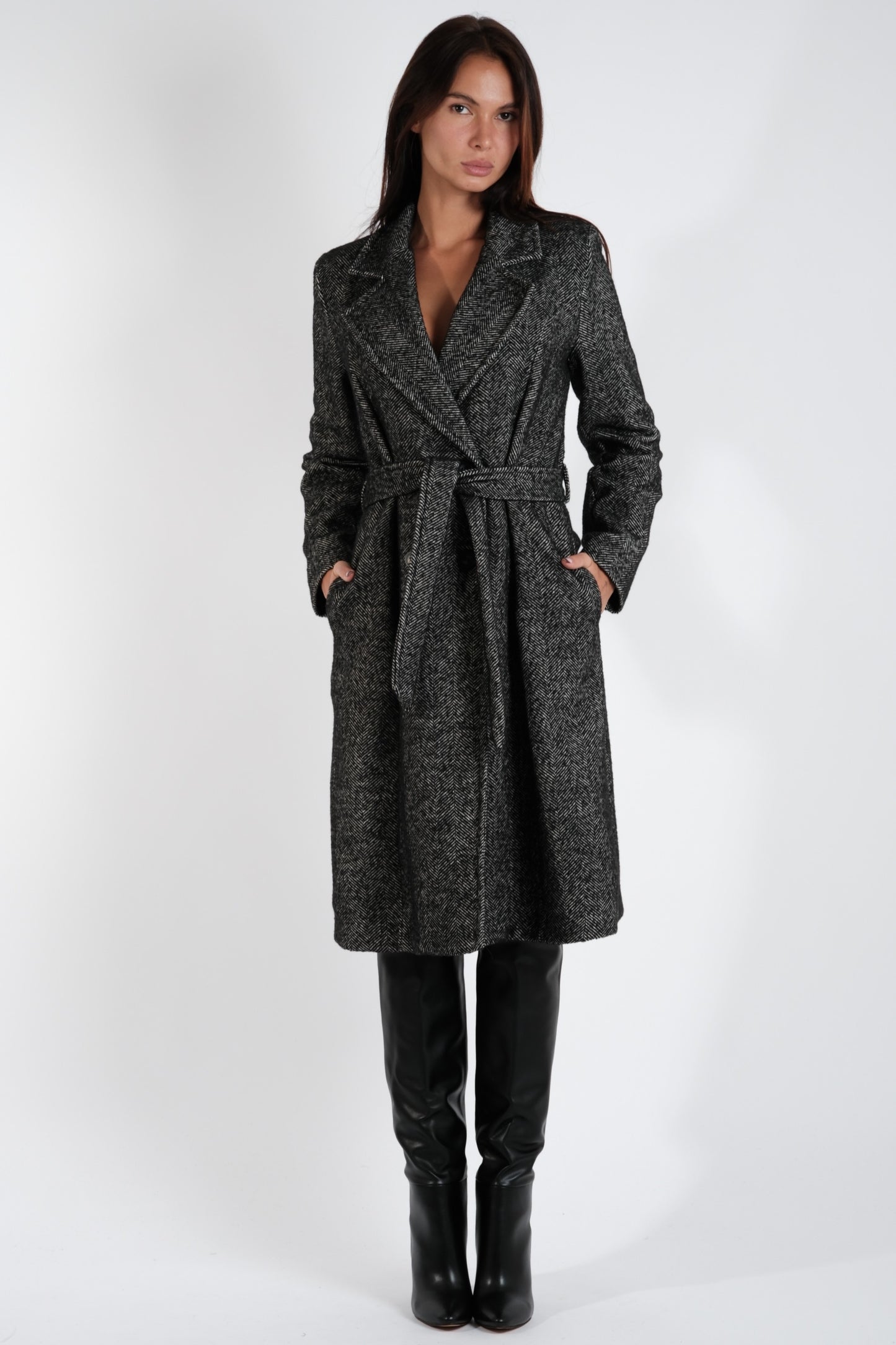 CAPPOTTO LUNGO SPIGATO