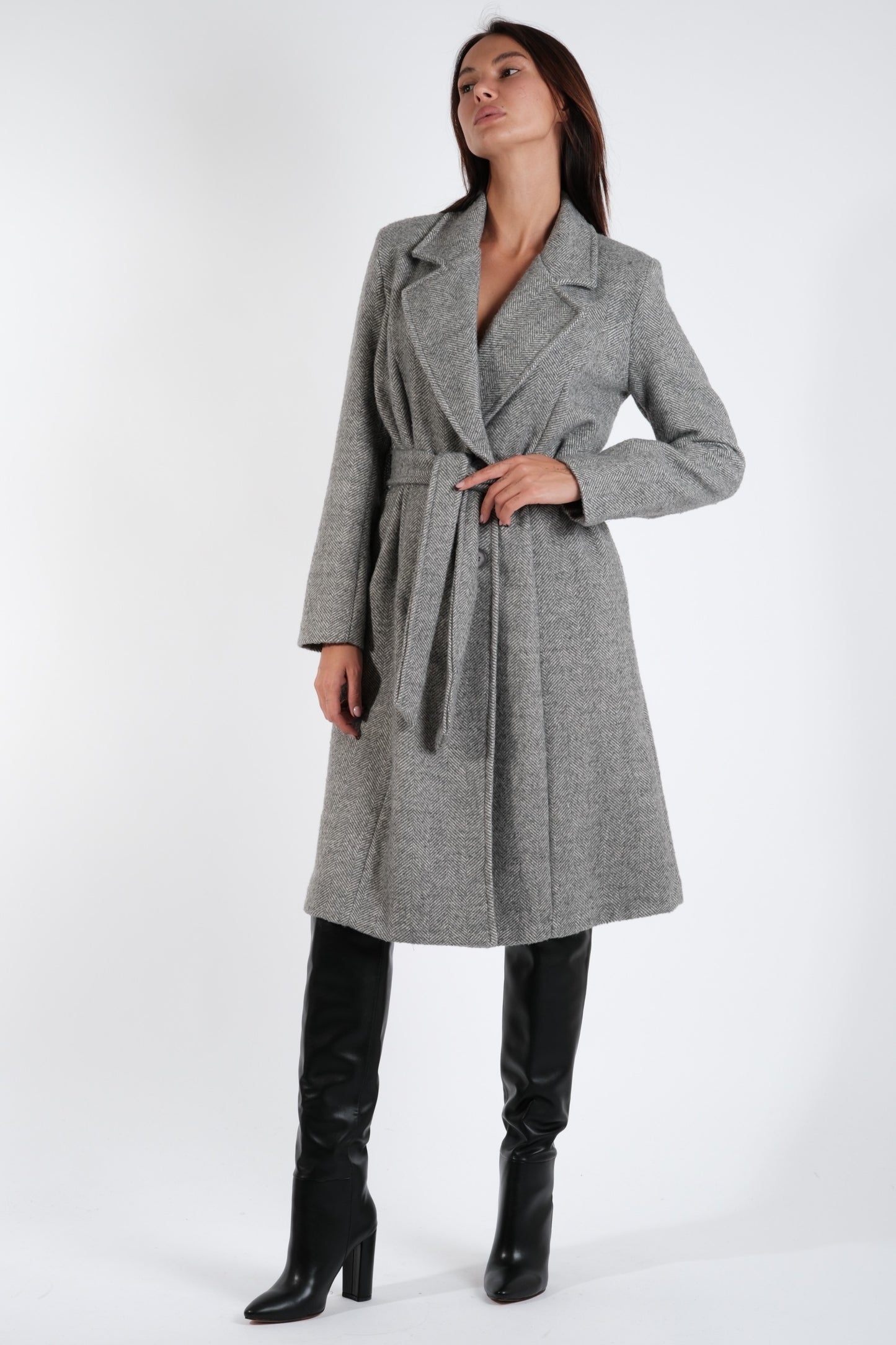 CAPPOTTO LUNGO SPIGATO