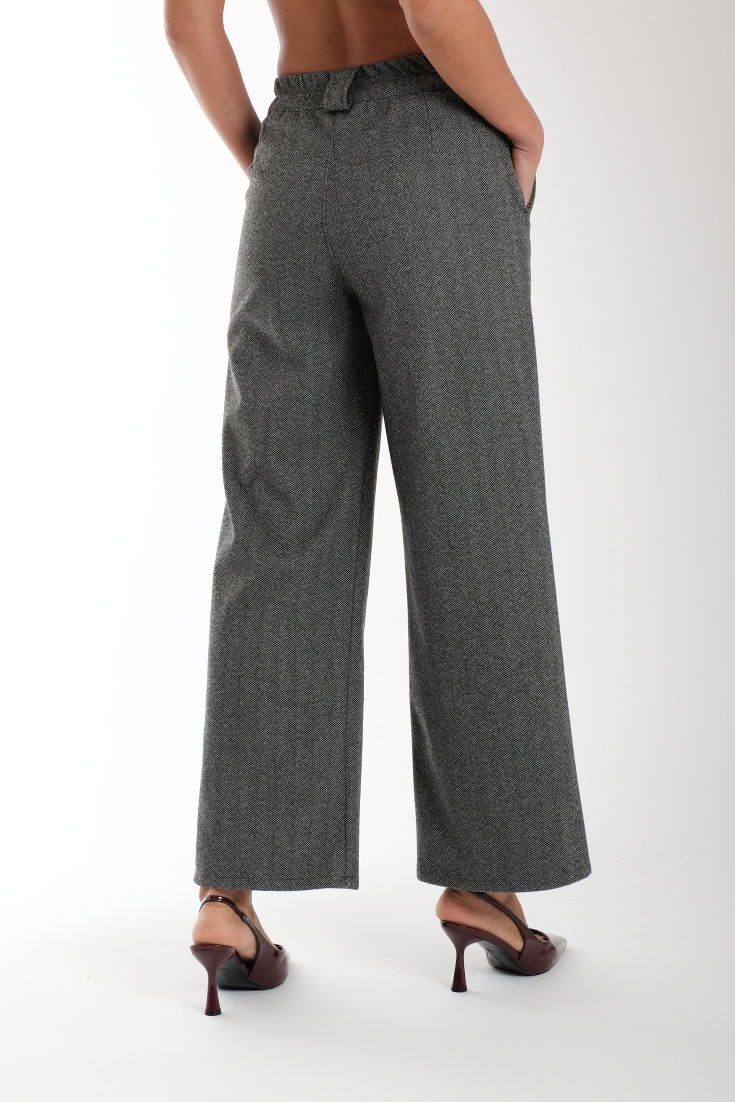 PANTALONE PALAZZO SPIGATO