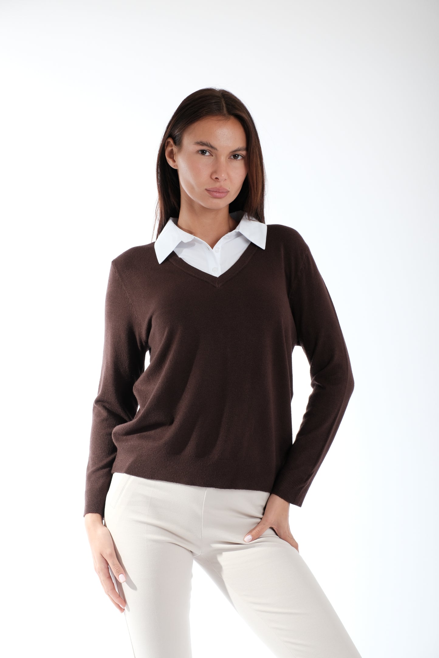 MAGLIA COLLO CAMICIA