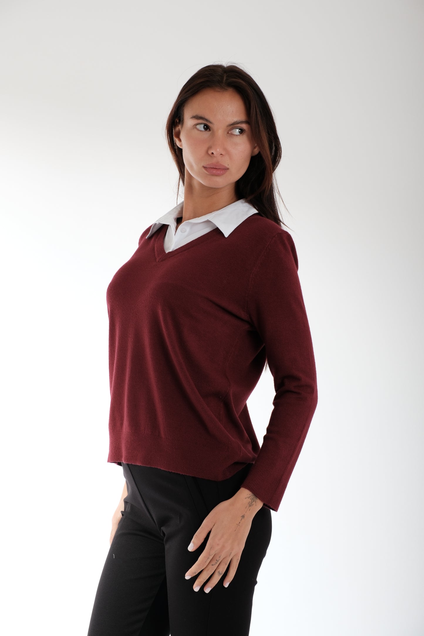 MAGLIA COLLO CAMICIA