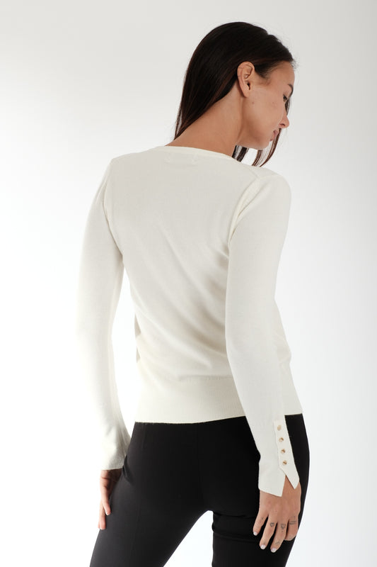 MAGLIA BOTTONCINI MANICA