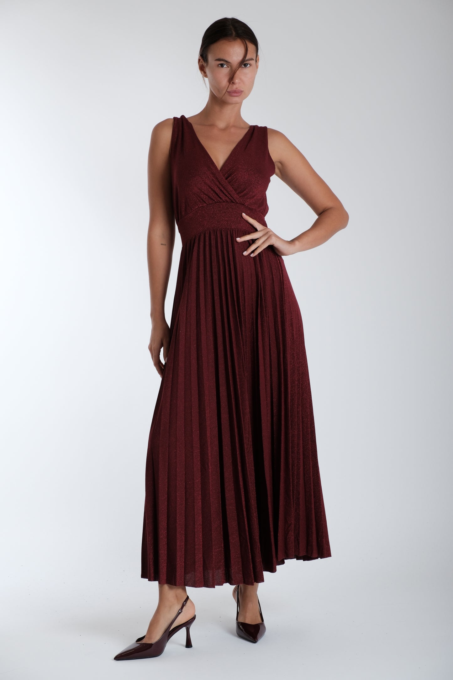 ABITO IN LUREX|Colore:Rosso