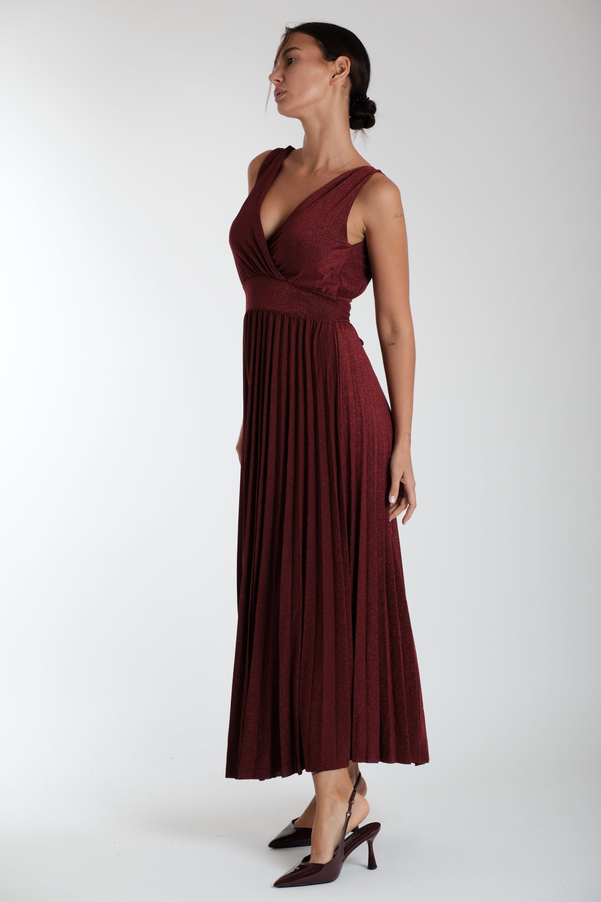 ABITO IN LUREX|Colore:Rosso