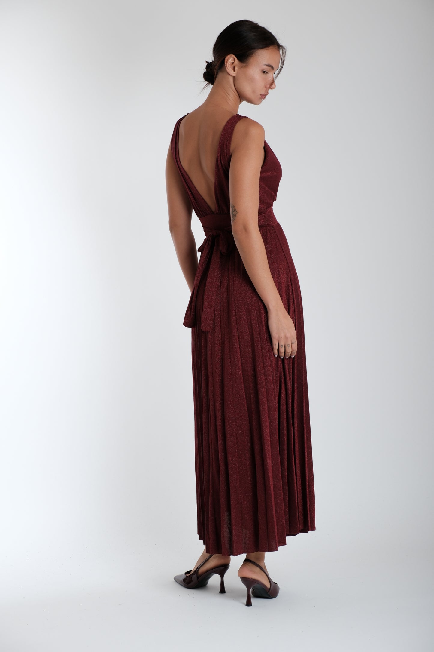 ABITO IN LUREX|Colore:Rosso